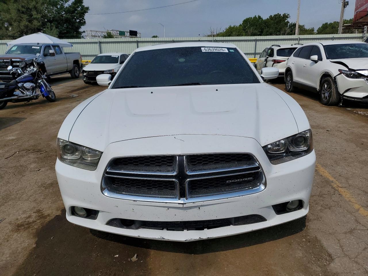 2011 Dodge Charger White vin: 2B3CL5CTXBH514283