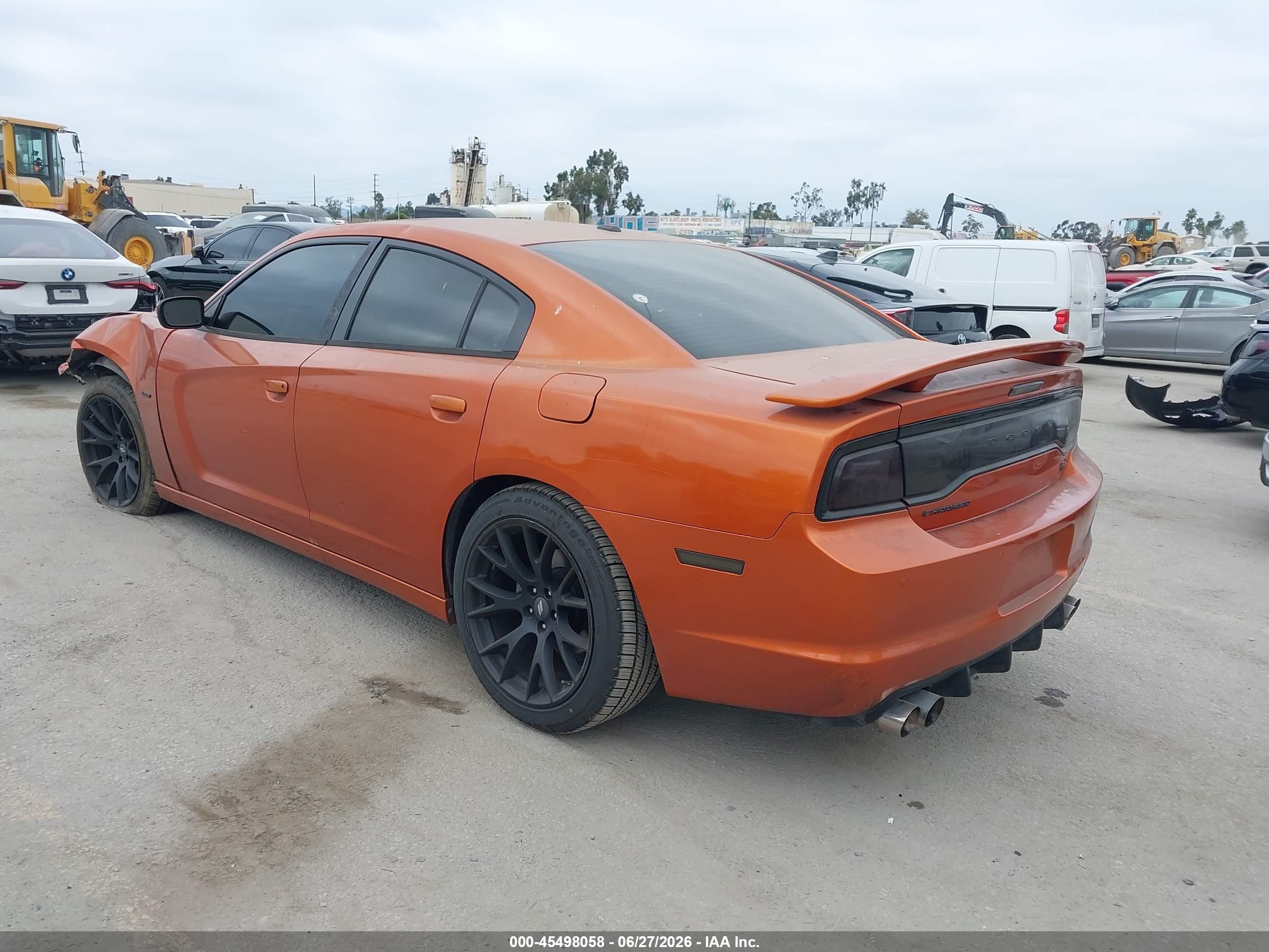 2011 Dodge Charger R/t Orange vin: 2B3CL5CTXBH609202