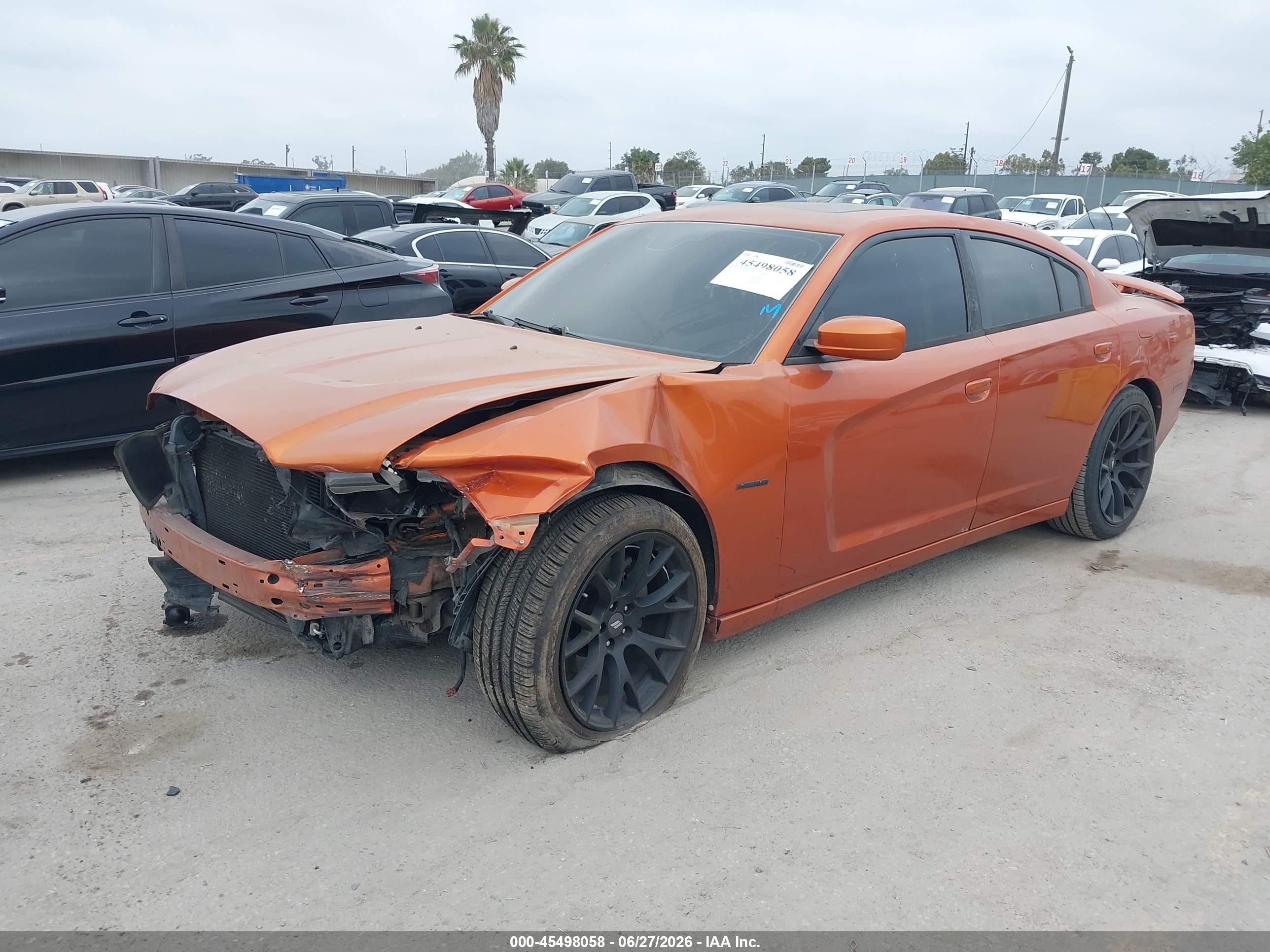 2011 Dodge Charger R/t Orange vin: 2B3CL5CTXBH609202
