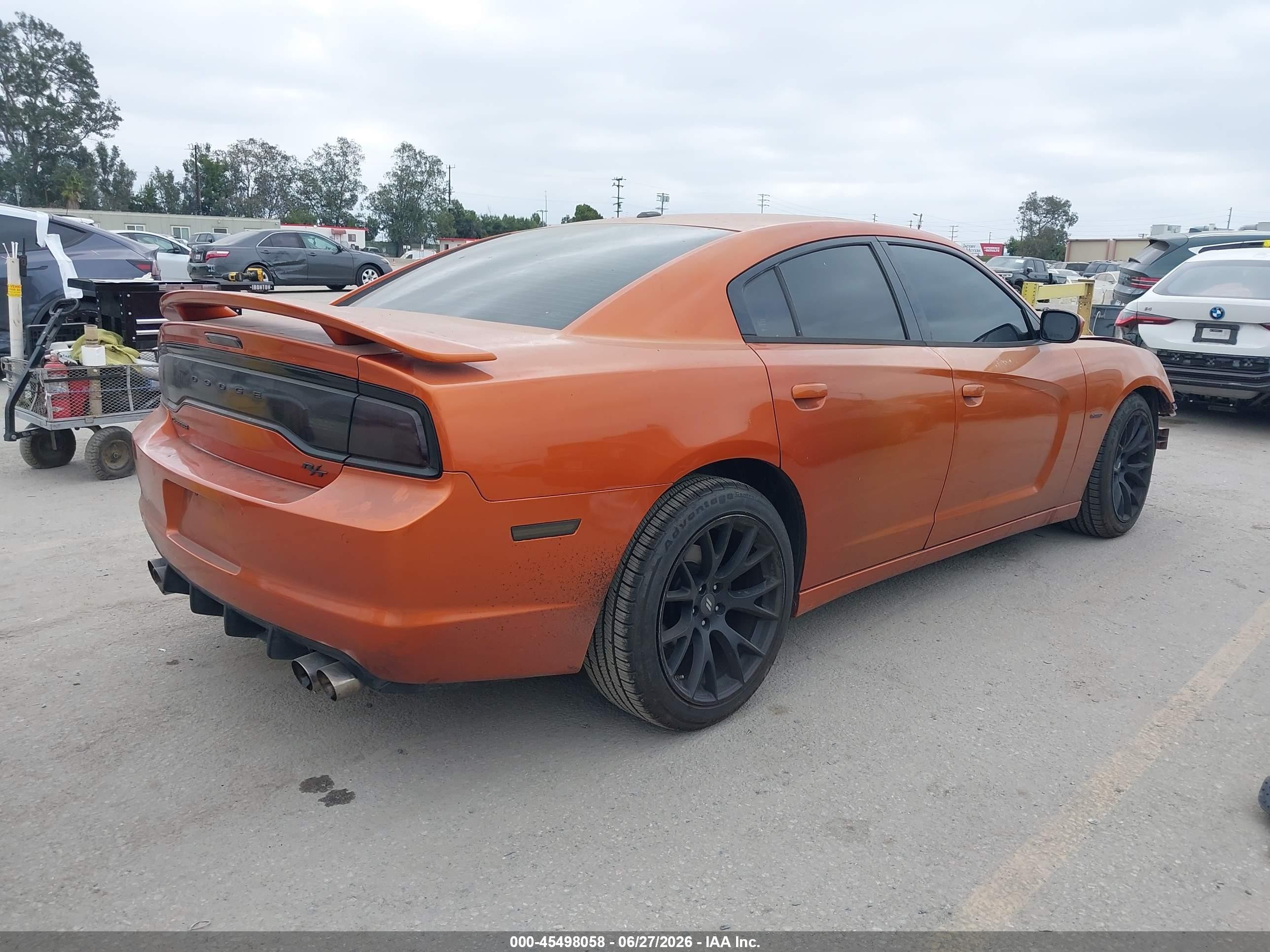 2011 Dodge Charger R/t Orange vin: 2B3CL5CTXBH609202