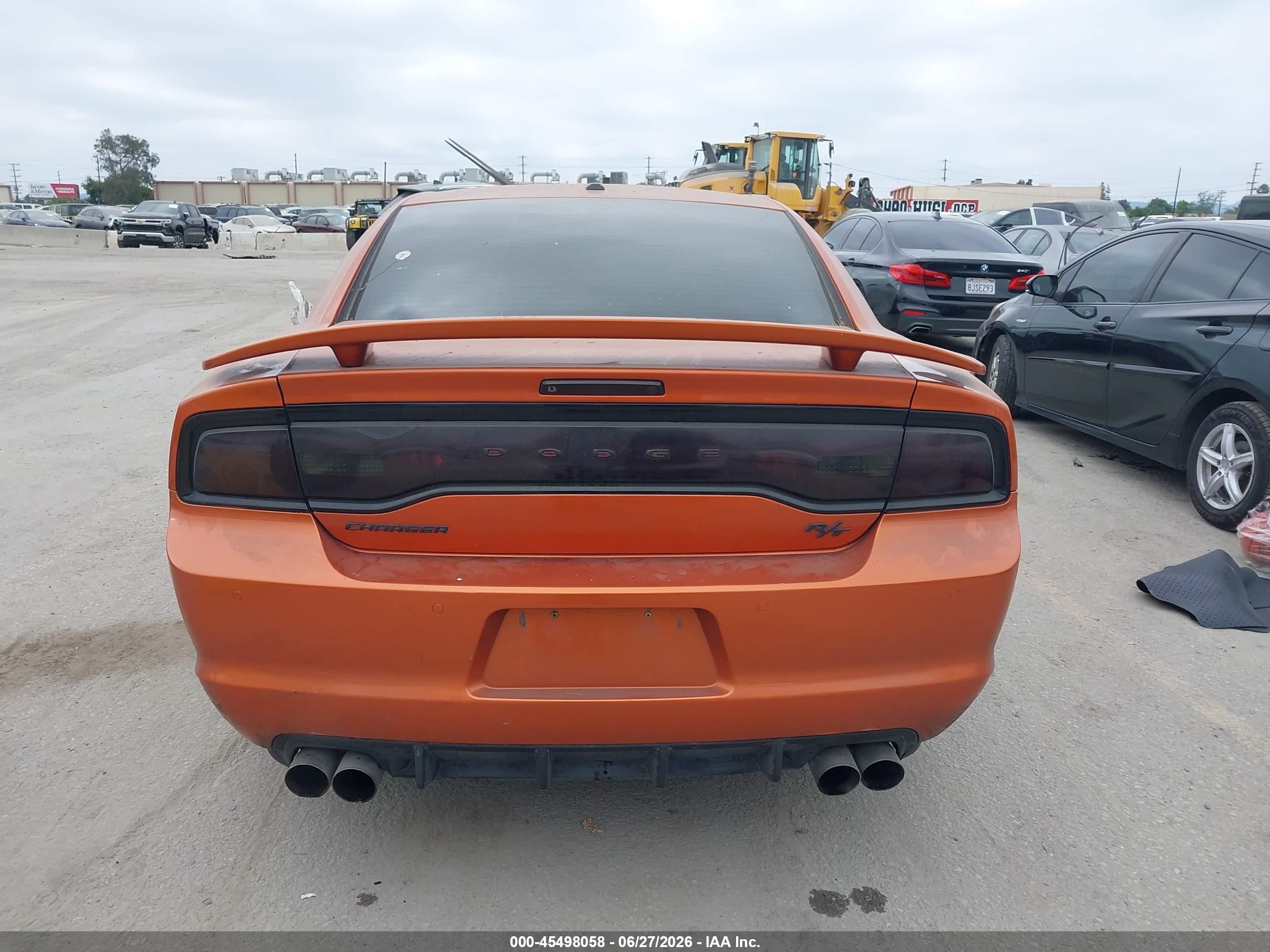 2011 Dodge Charger R/t Orange vin: 2B3CL5CTXBH609202