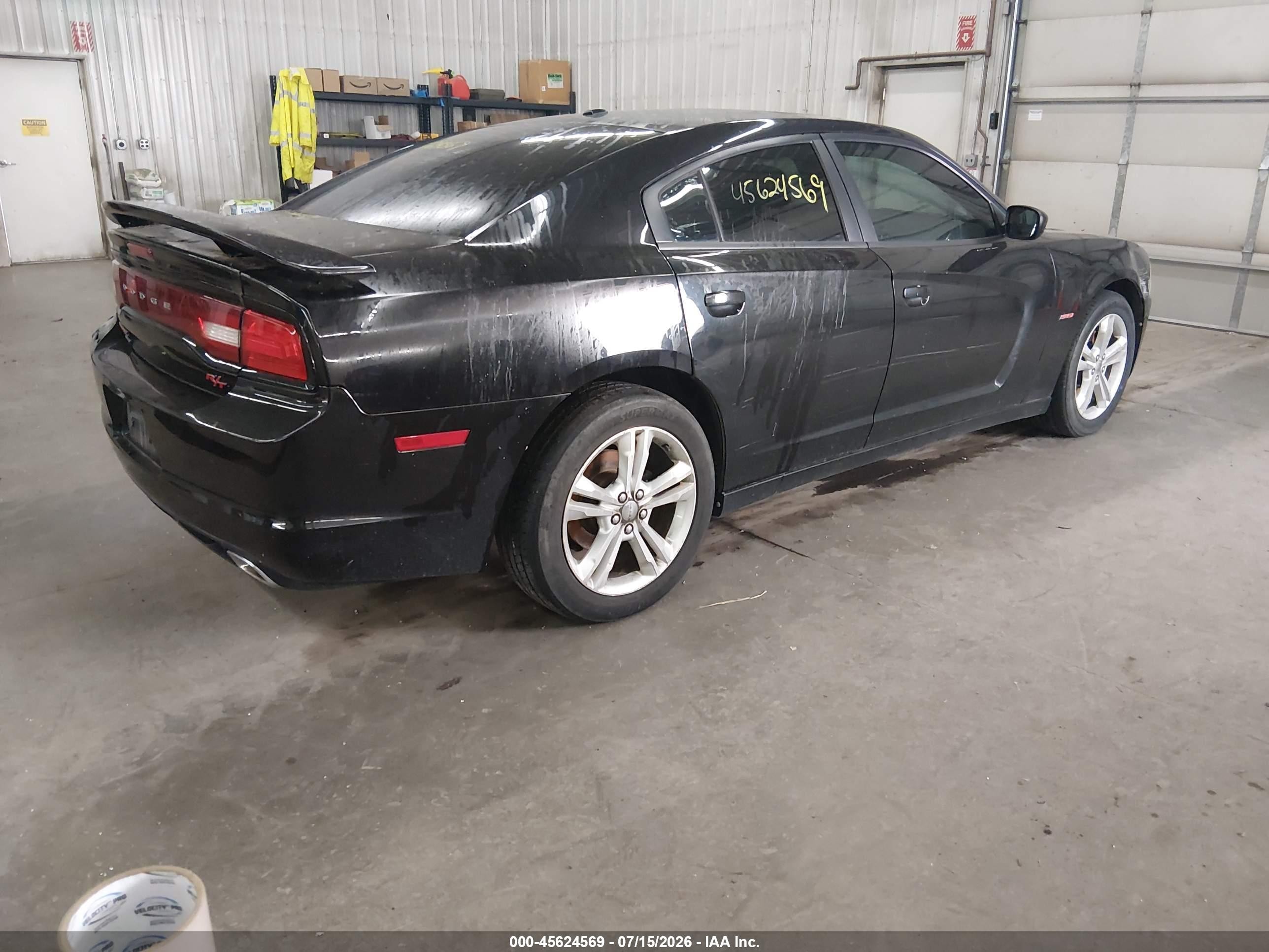 2011 Dodge Charger R/t Black vin: 2B3CM5CT2BH543077