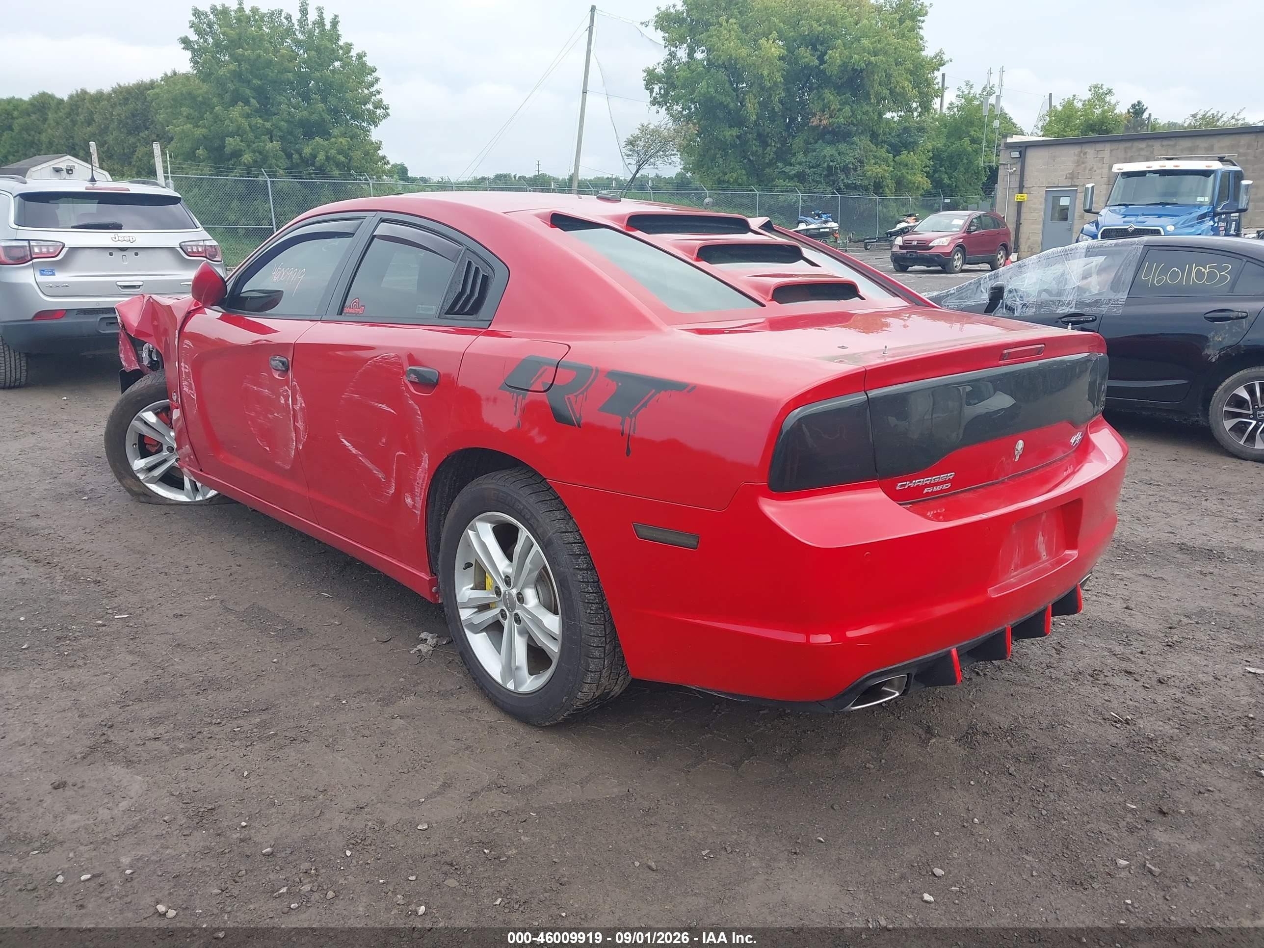2011 Dodge Charger R/t Red vin: 2B3CM5CT2BH567931