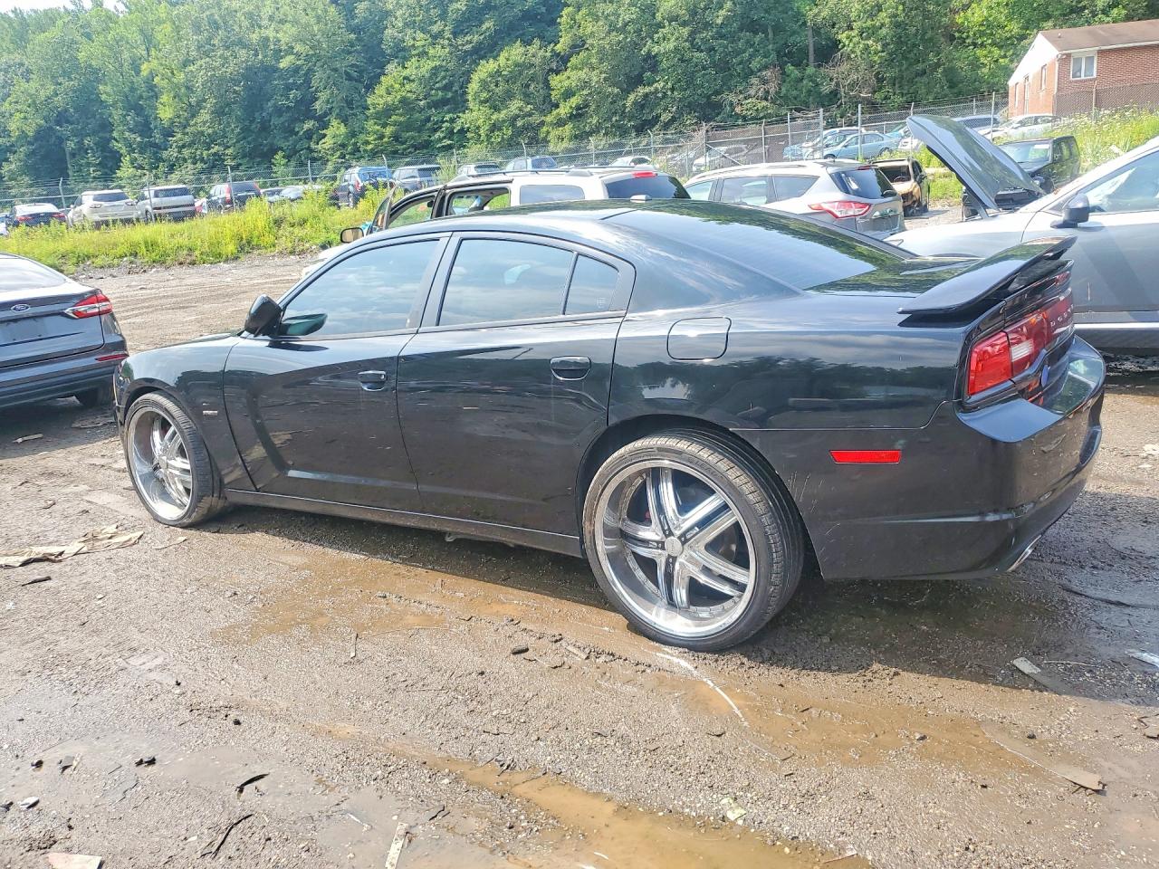 2011 Dodge Charger R/t Black vin: 2B3CM5CT6BH611316