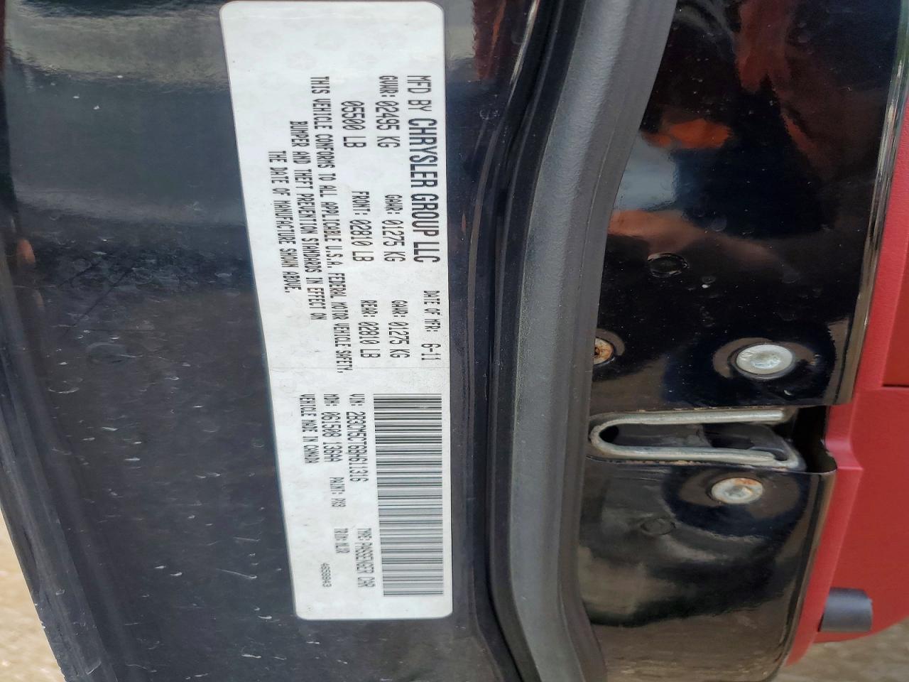 2011 Dodge Charger R/t Black vin: 2B3CM5CT6BH611316