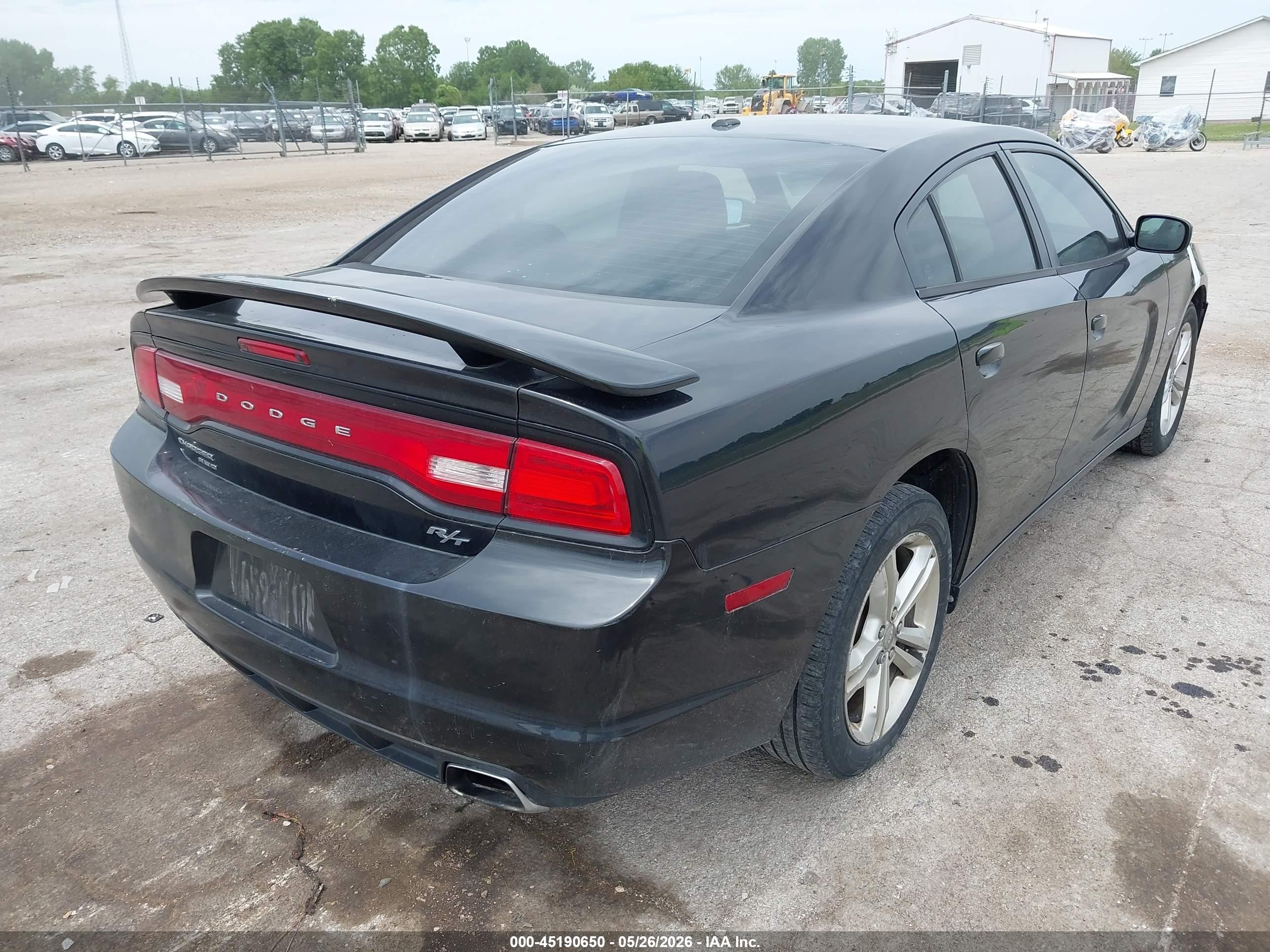 2011 Dodge Charger R/t Black vin: 2B3CM5CTXBH551556