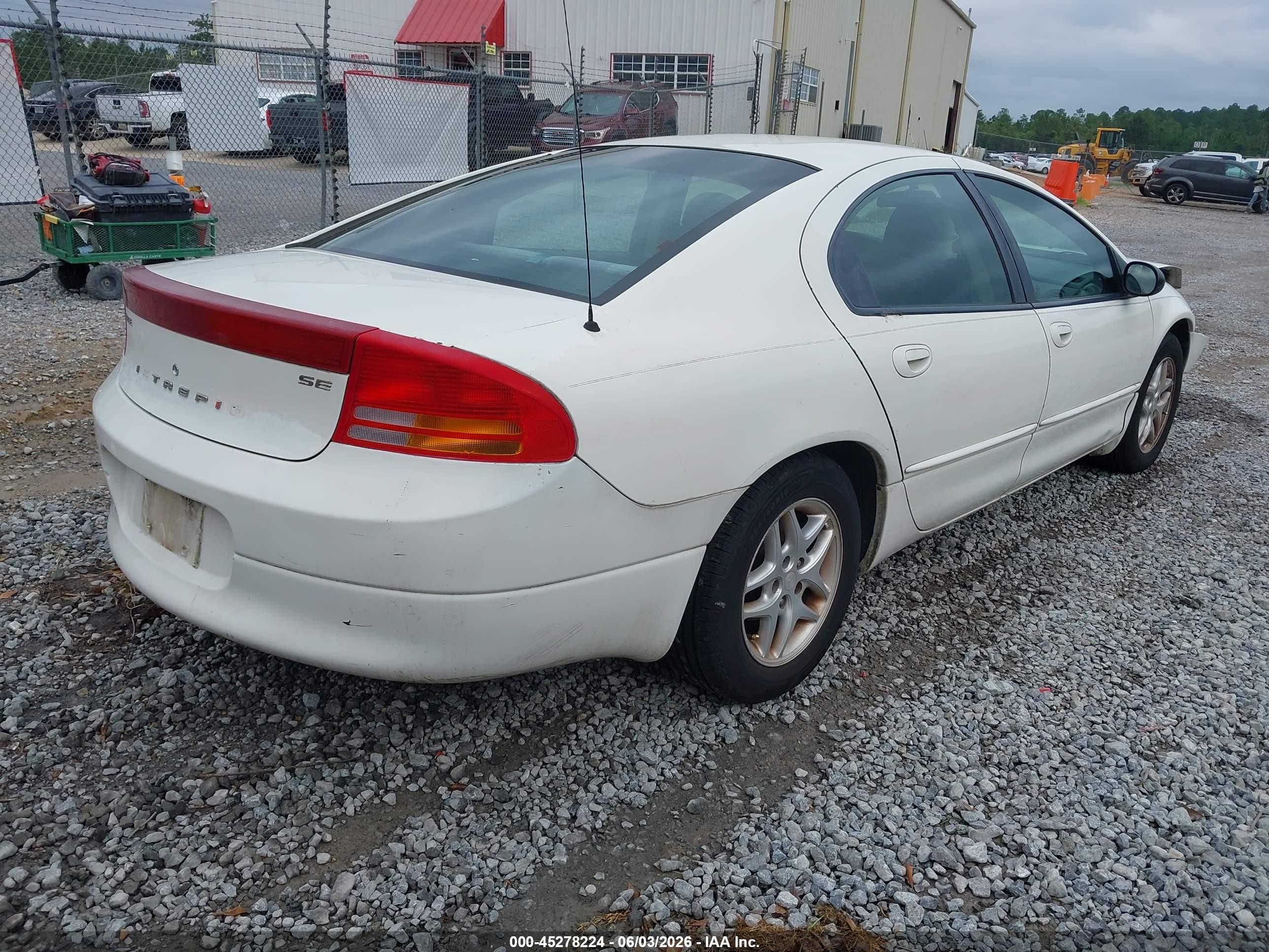 2004 Dodge Intrepid Se White vin: 2B3HD46R04H610570