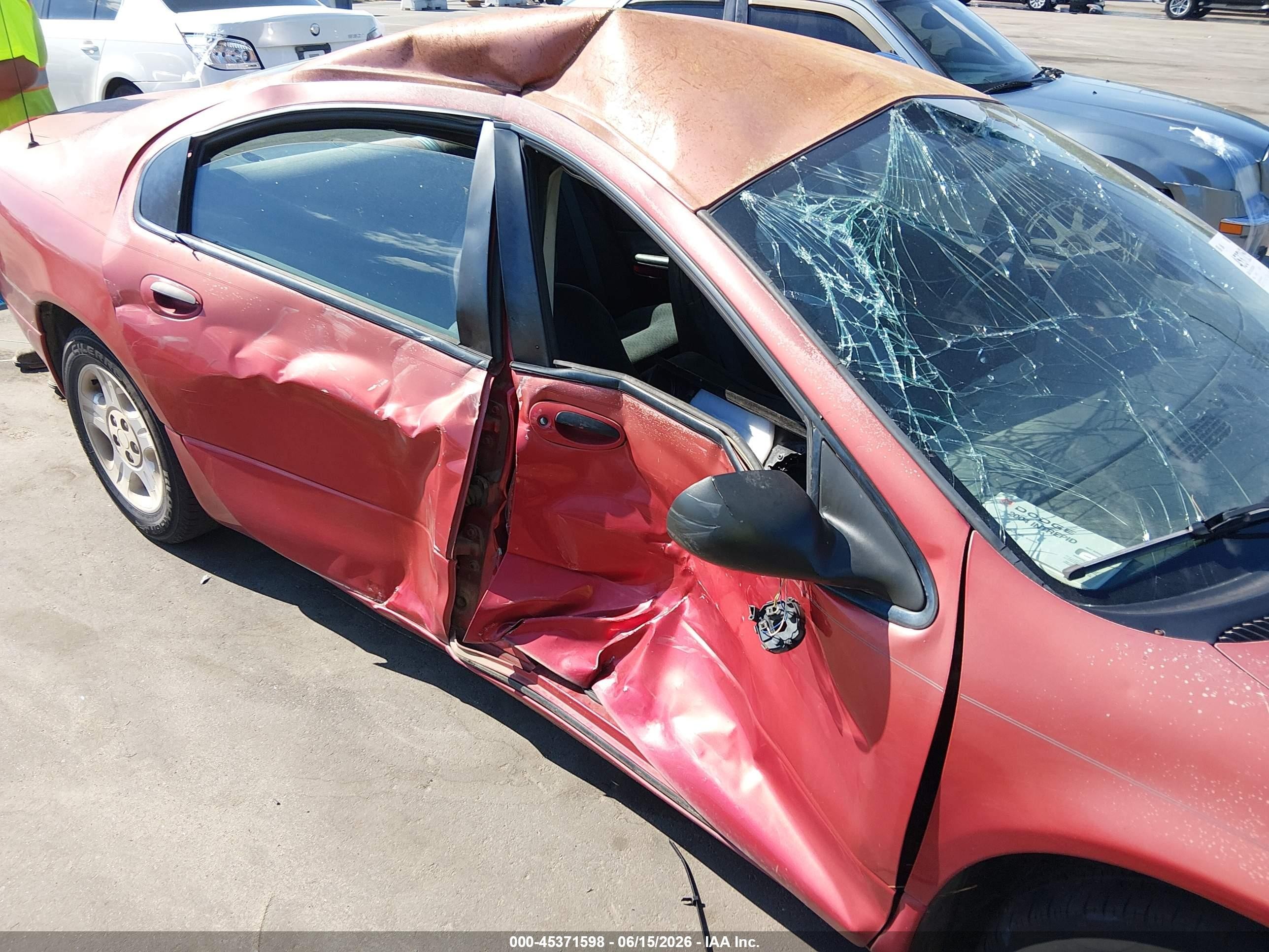 2004 Dodge Intrepid Se Красный vin: 2B3HD46R04H707462