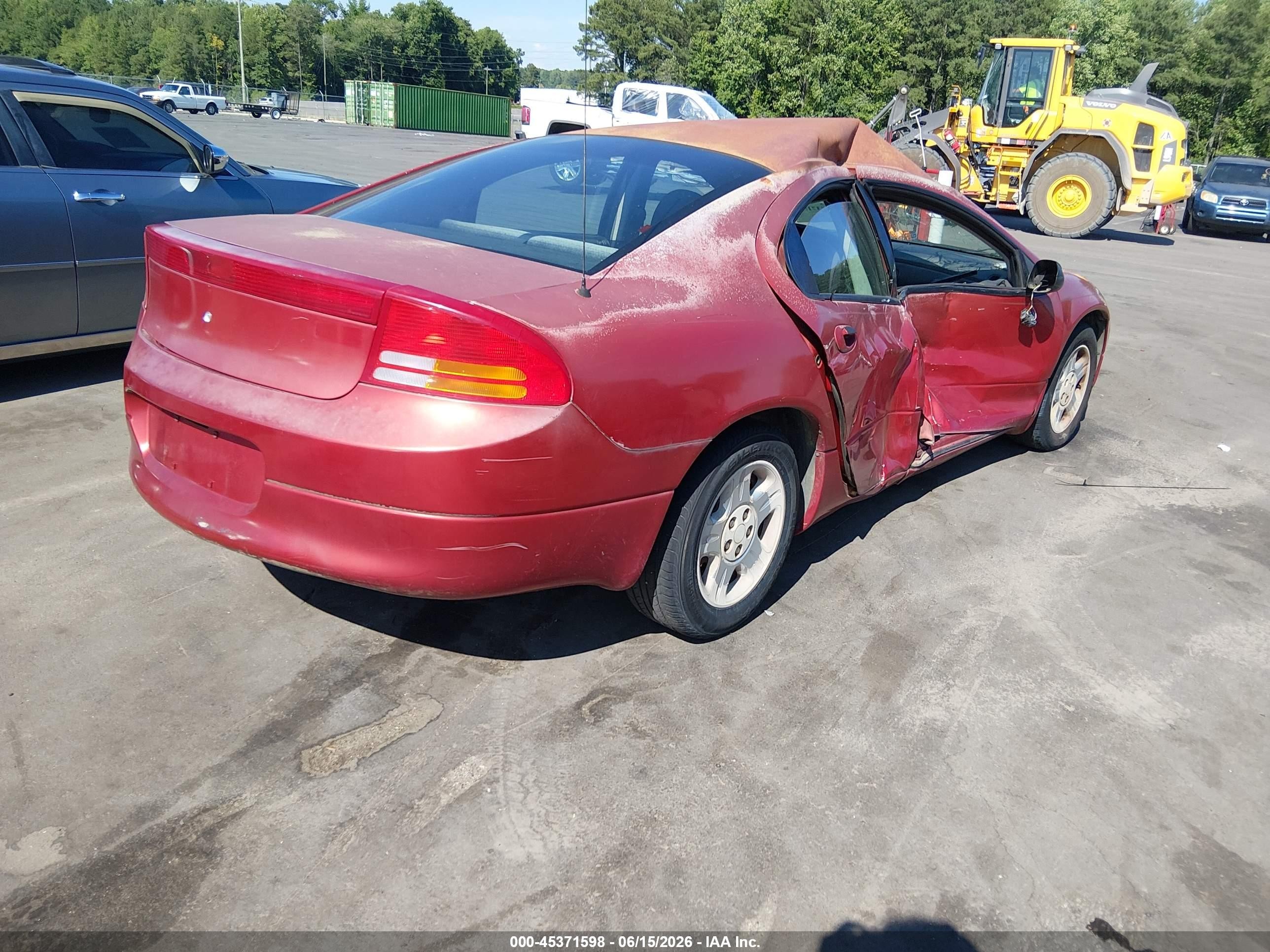 2004 Dodge Intrepid Se Красный vin: 2B3HD46R04H707462