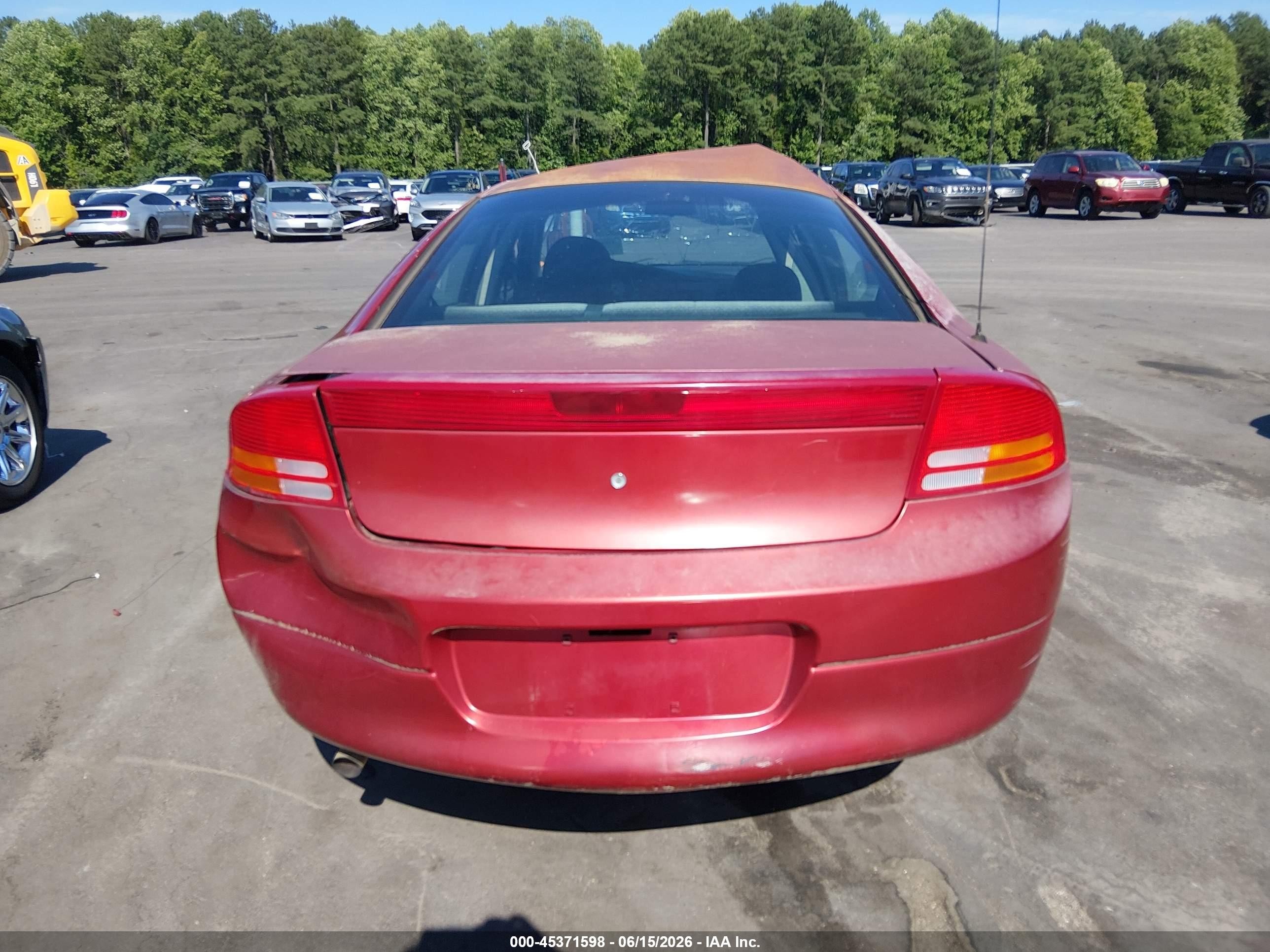 2004 Dodge Intrepid Se Красный vin: 2B3HD46R04H707462