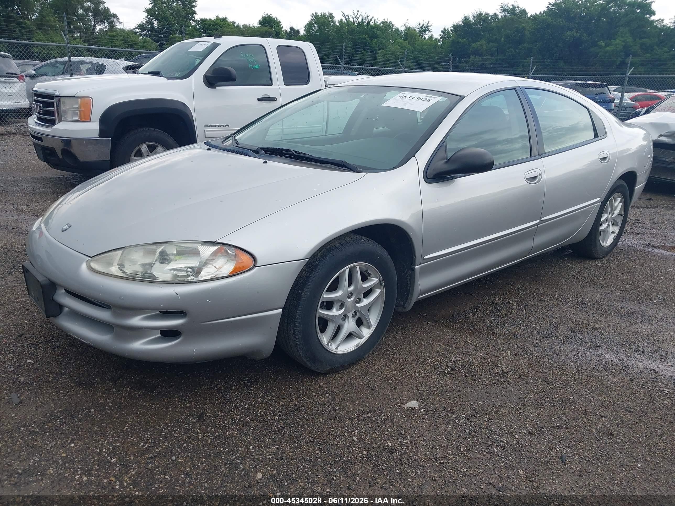 2002 Dodge Intrepid Se Silver vin: 2B3HD46R12H281228