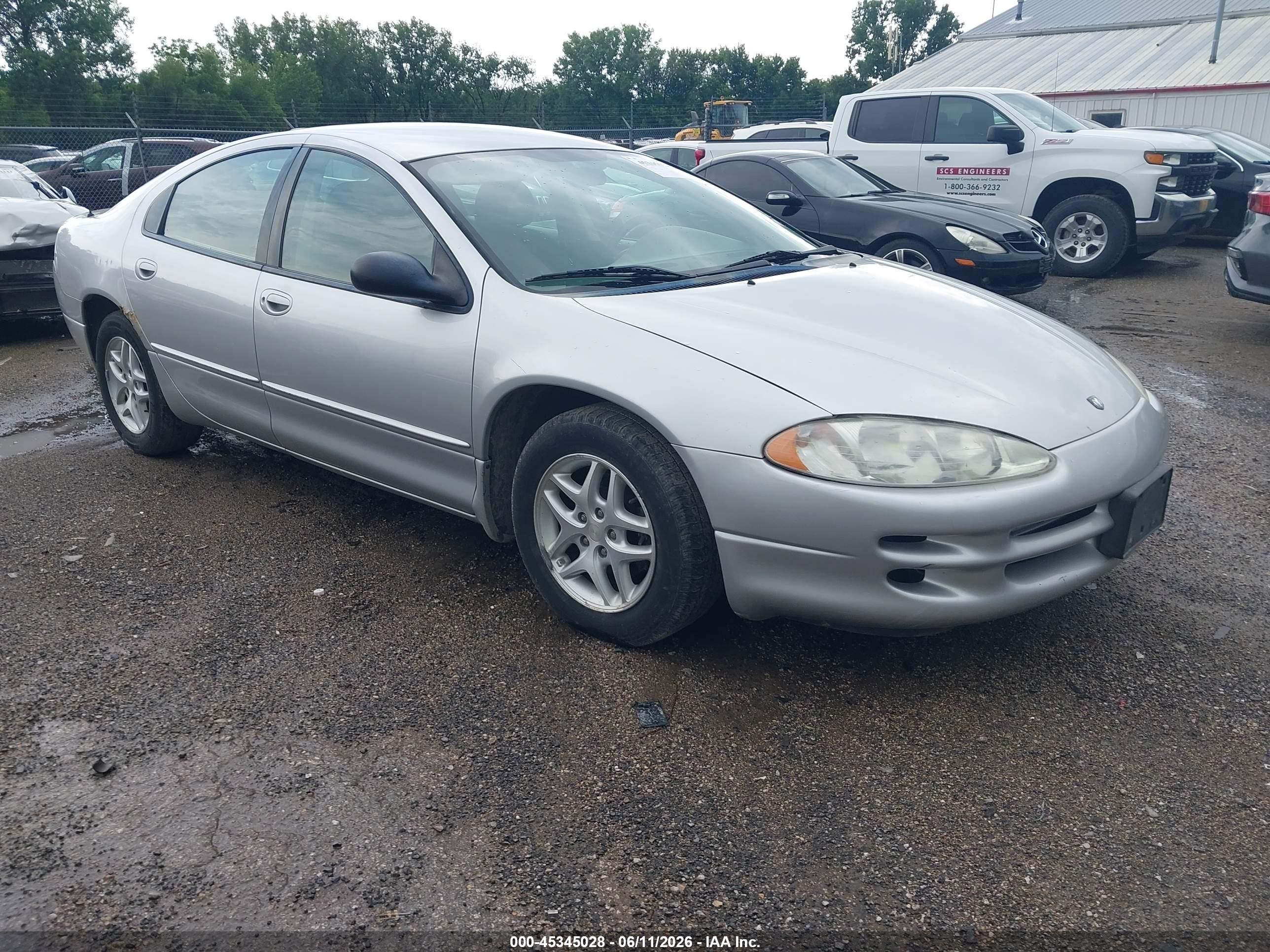 2002 Dodge Intrepid Se Silver vin: 2B3HD46R12H281228