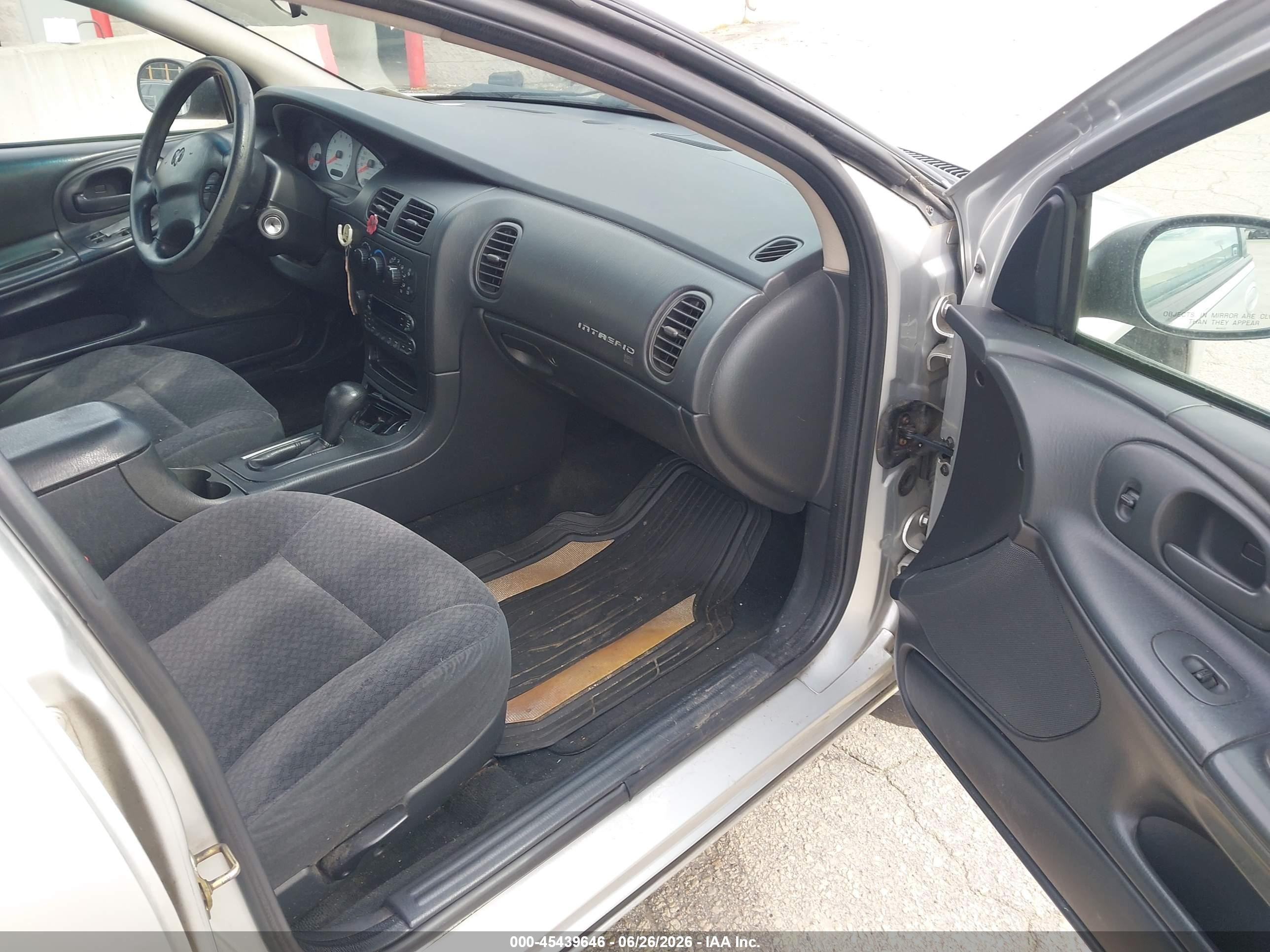 2003 Dodge Intrepid Se Silver vin: 2B3HD46R23H516995