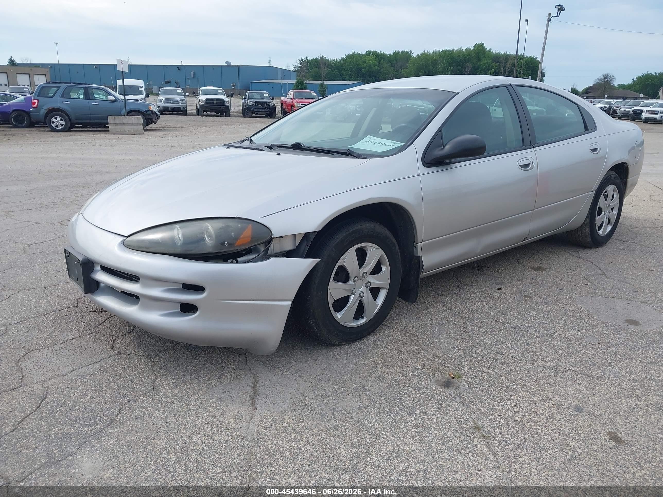 2003 Dodge Intrepid Se Silver vin: 2B3HD46R23H516995