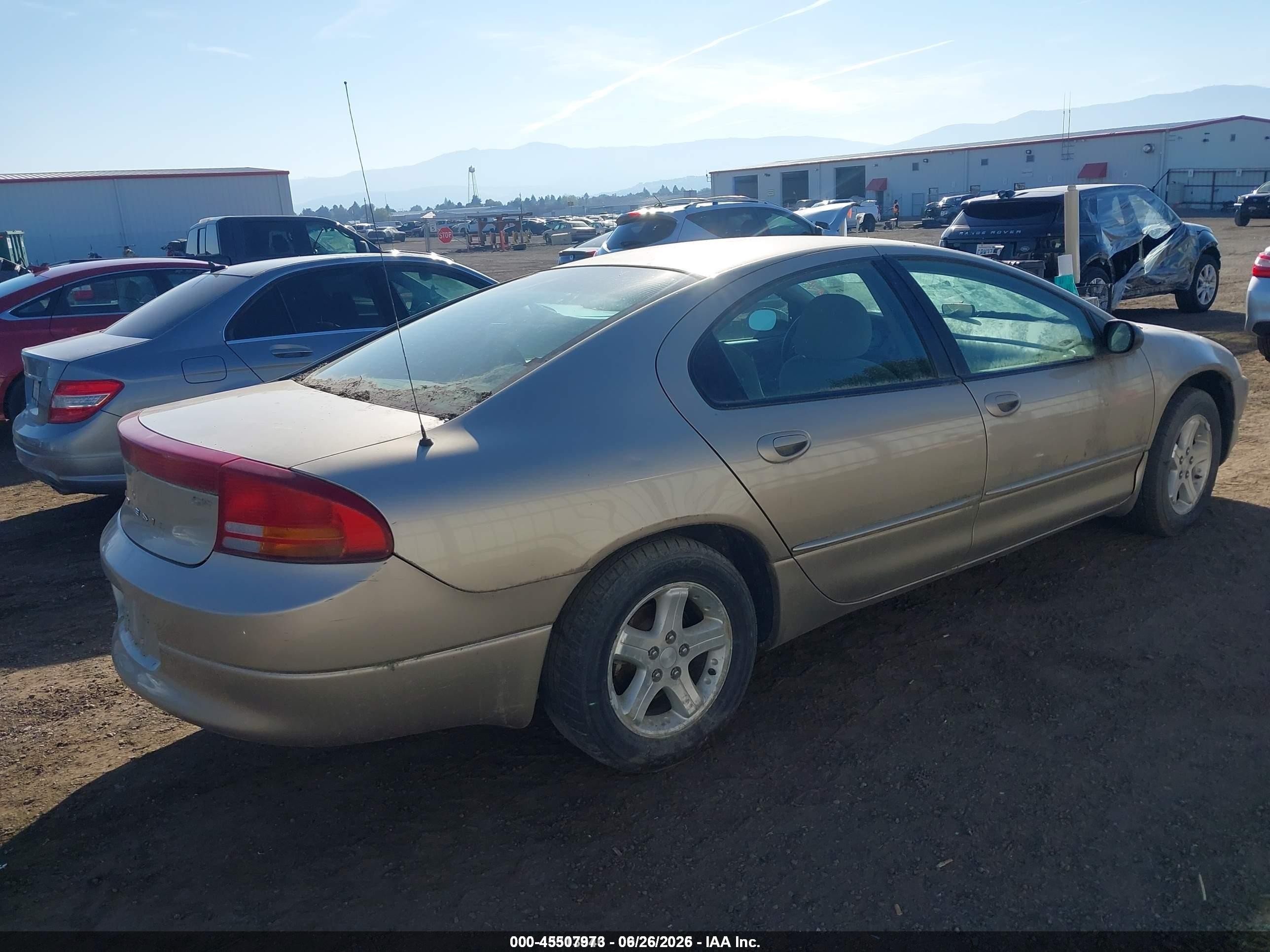 2004 Dodge Intrepid Se Gold vin: 2B3HD46R24H631162