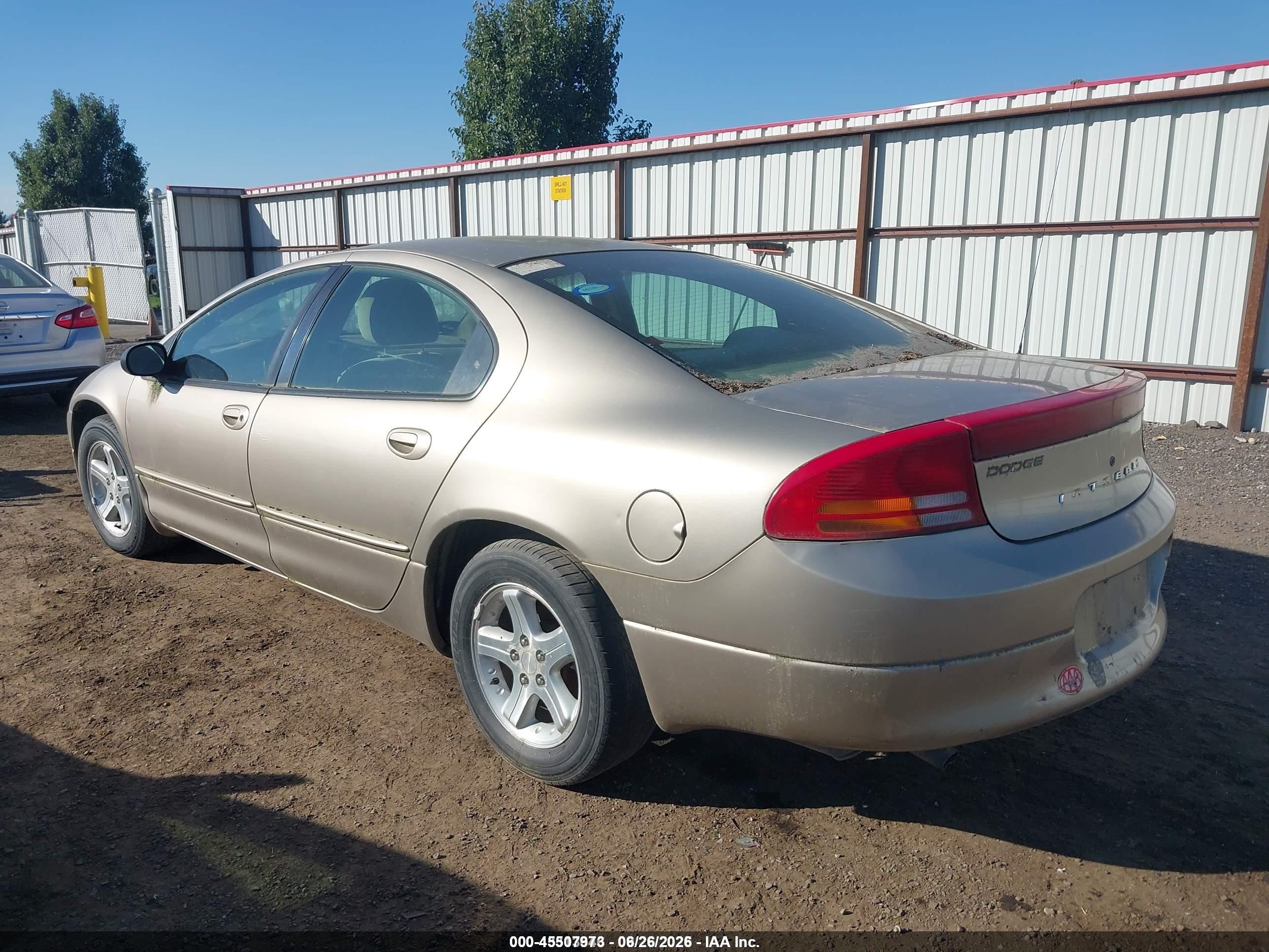 2004 Dodge Intrepid Se Gold vin: 2B3HD46R24H631162