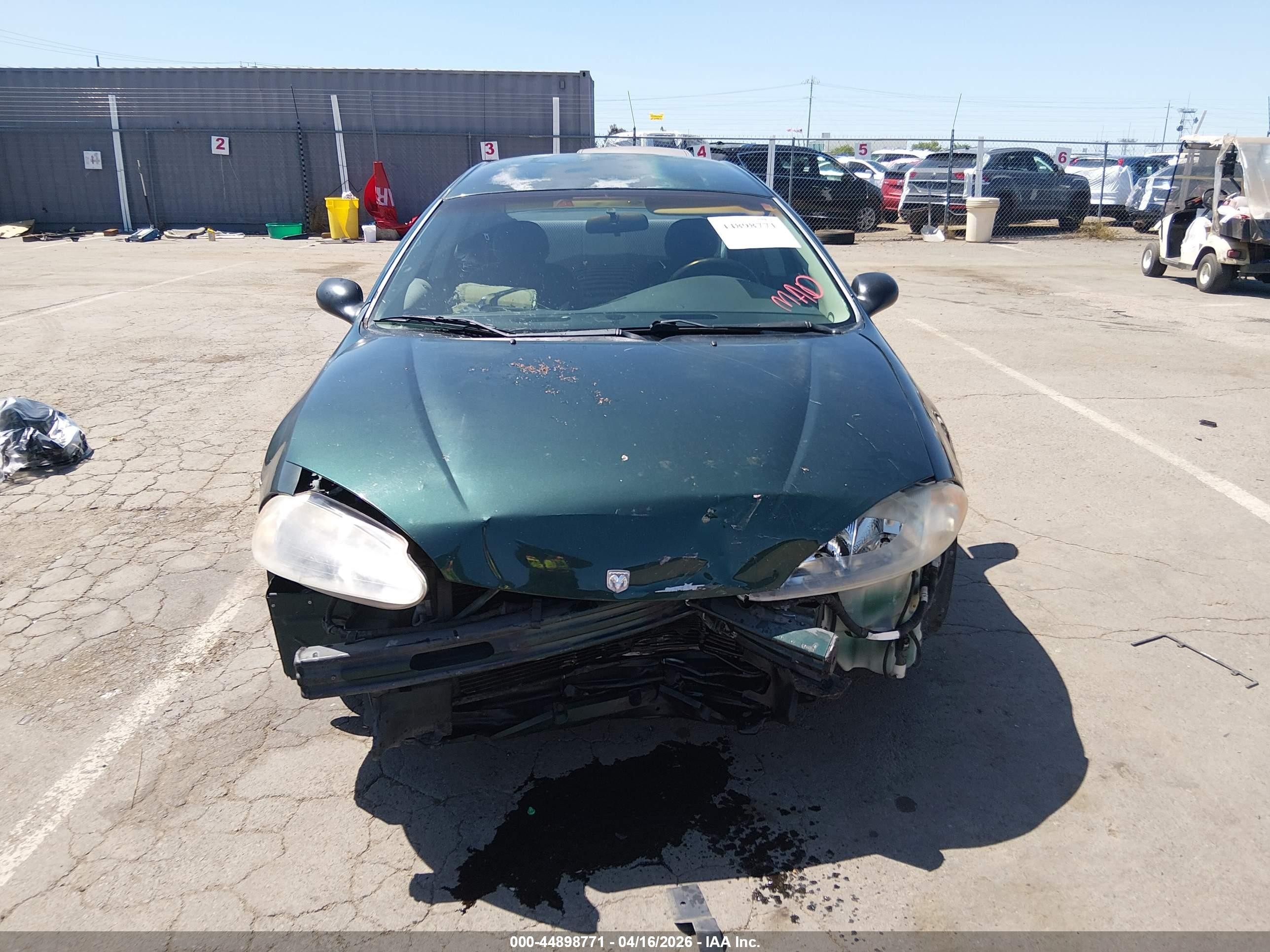 1999 Dodge Intrepid   Green vin: 2B3HD46R5XH668548