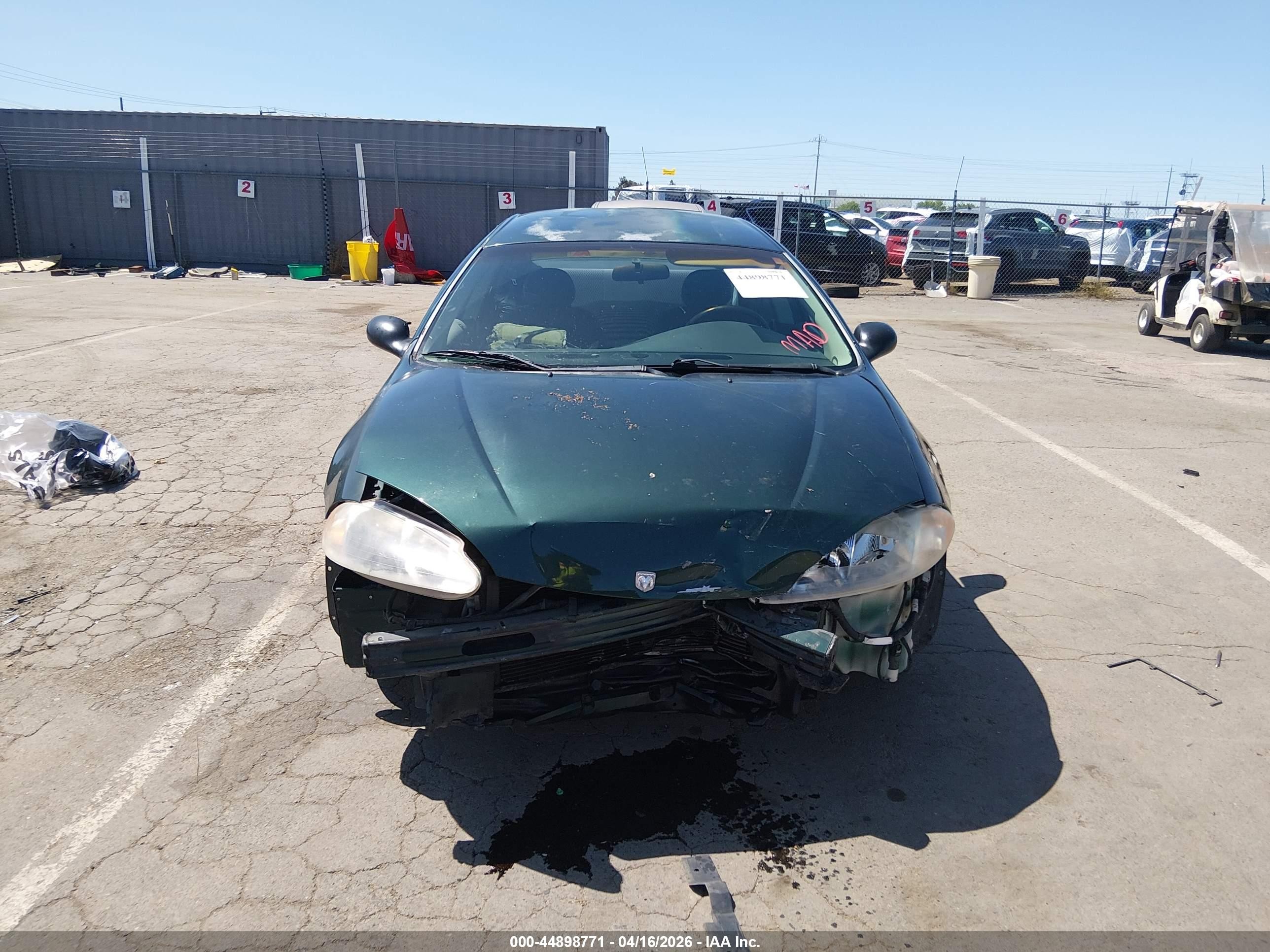 1999 Dodge Intrepid   Green vin: 2B3HD46R5XH668548