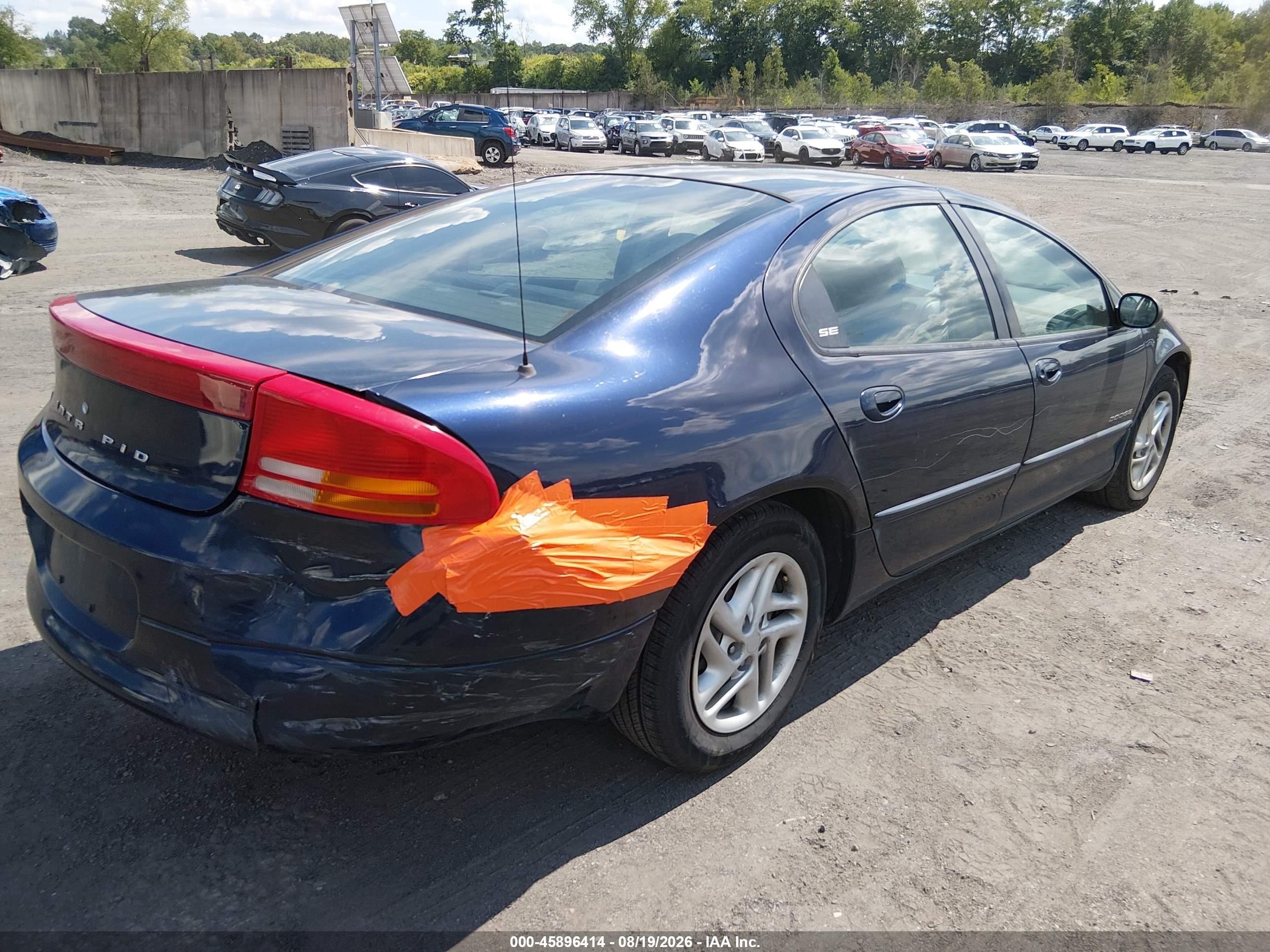 2001 Dodge Intrepid Se Blue vin: 2B3HD46R61H511330