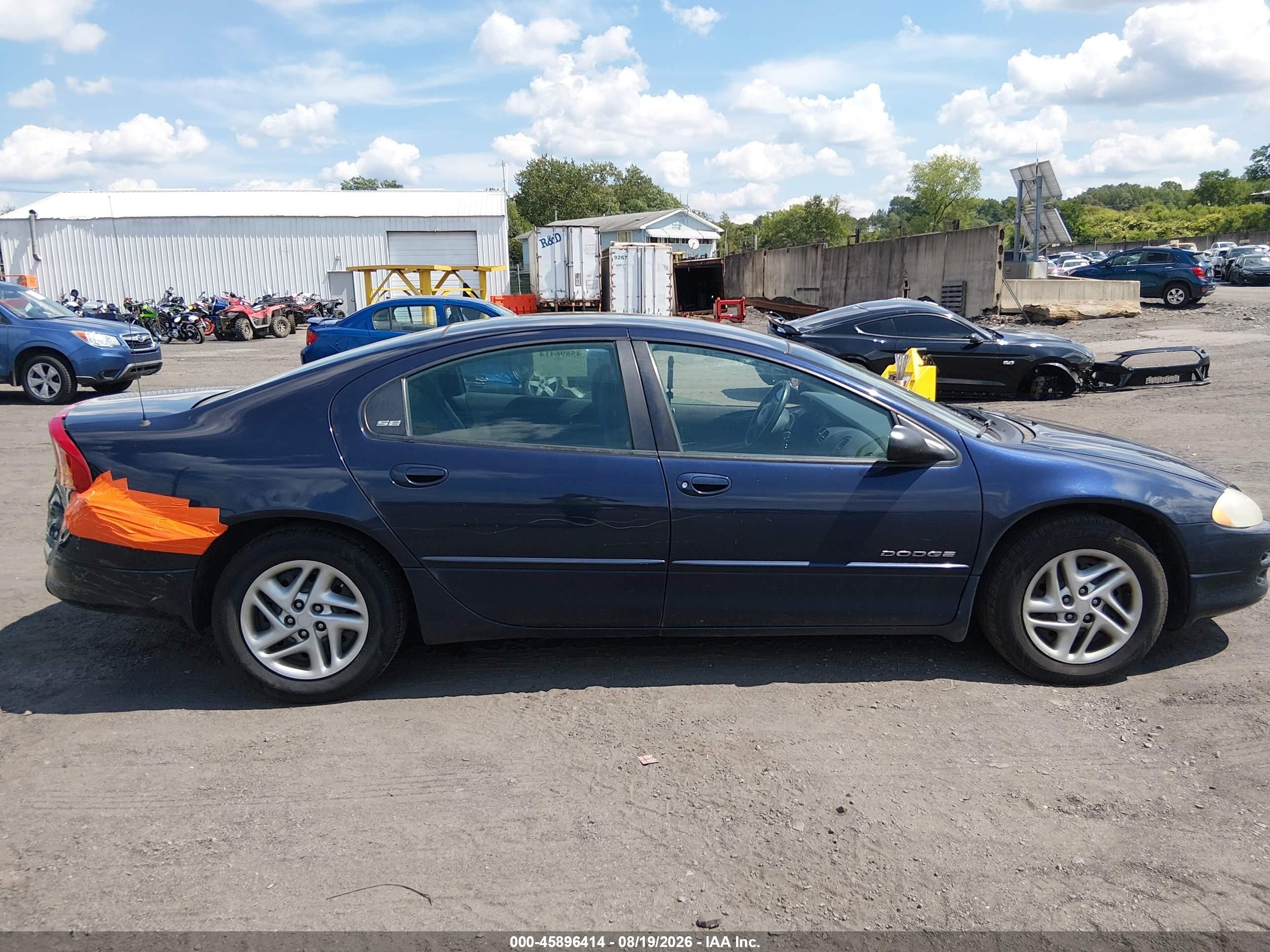 2001 Dodge Intrepid Se Blue vin: 2B3HD46R61H511330