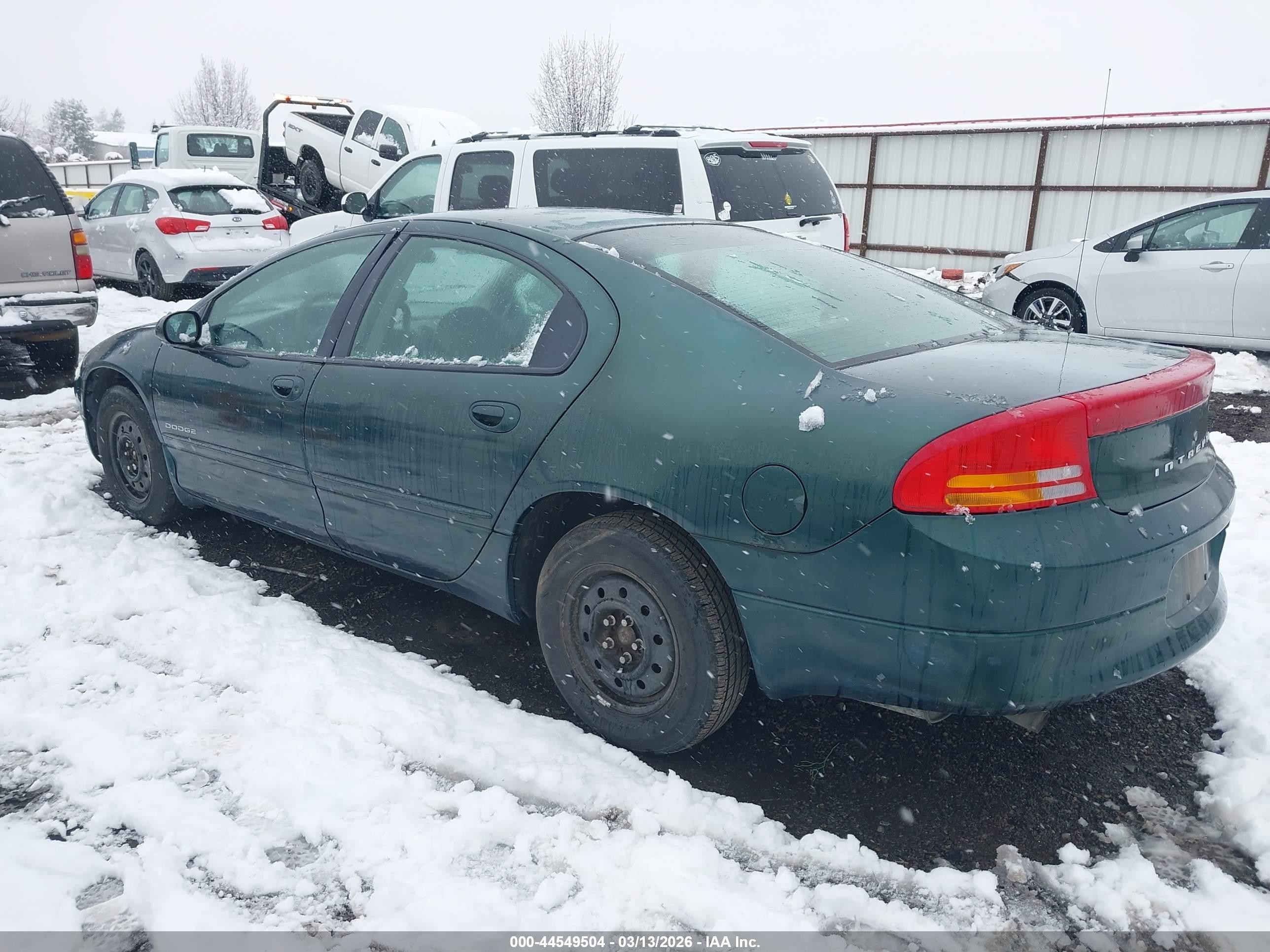 1999 Dodge Intrepid   Green vin: 2B3HD46R6XH703937