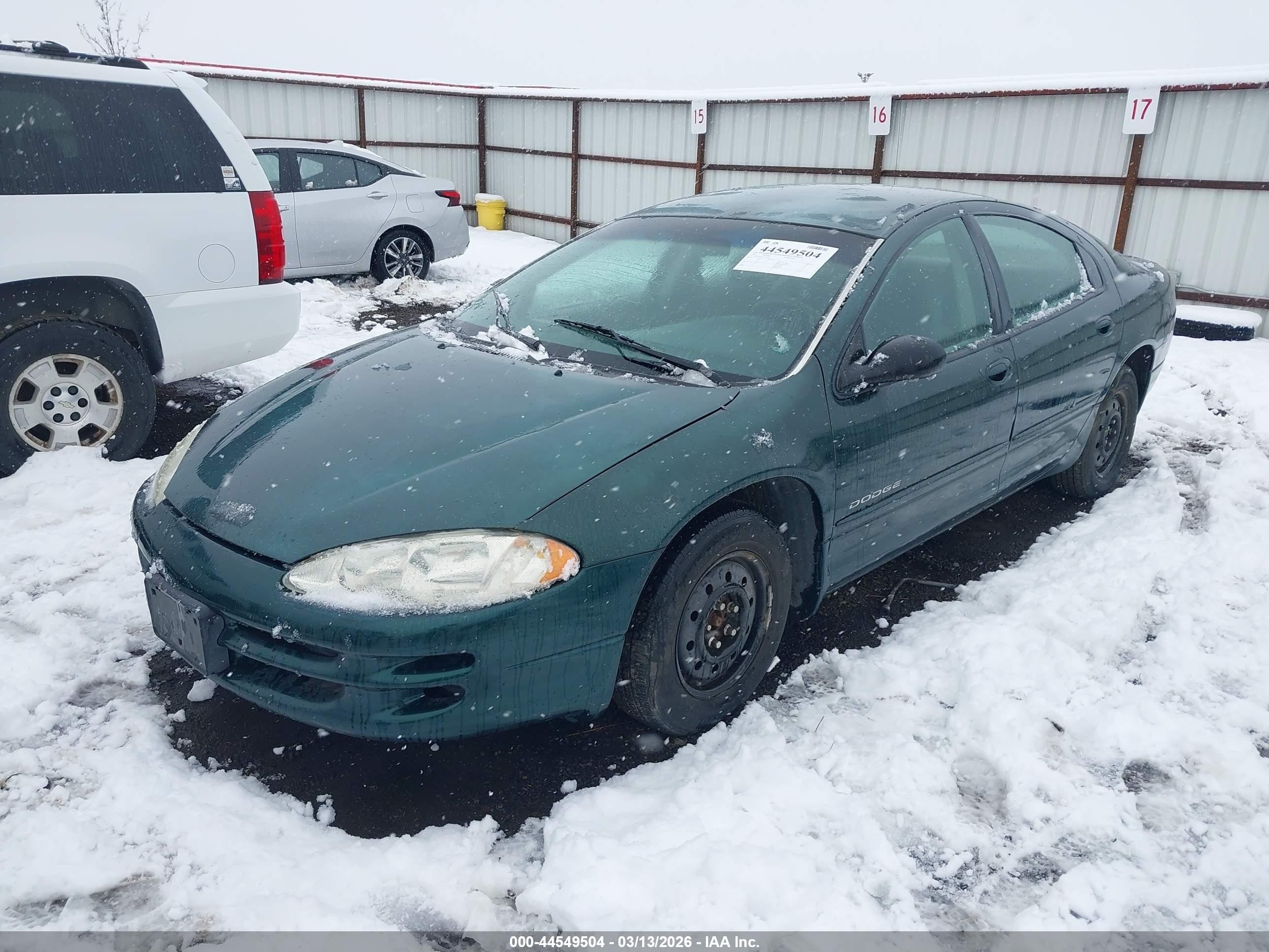 1999 Dodge Intrepid   Green vin: 2B3HD46R6XH703937