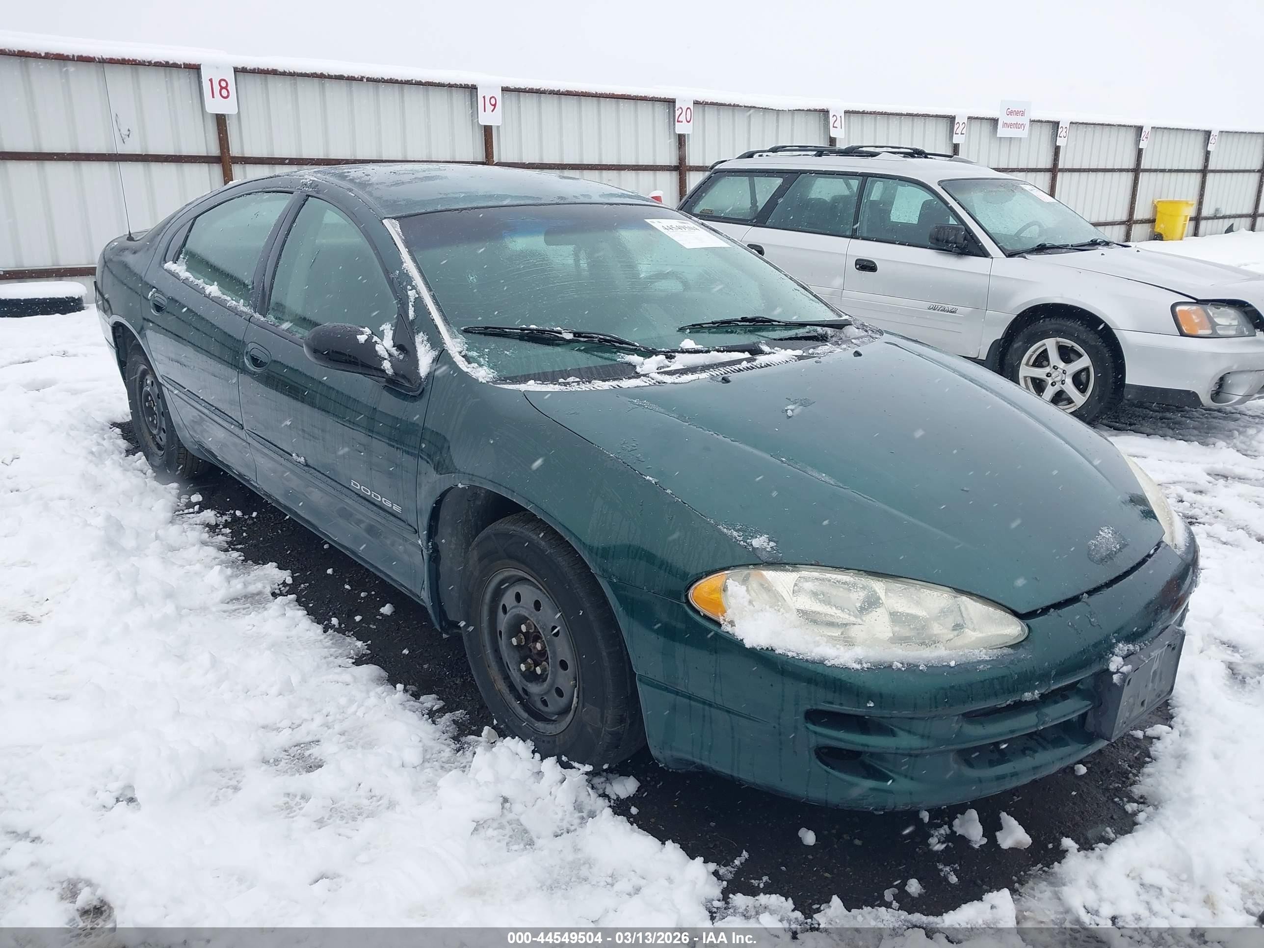 1999 Dodge Intrepid   Green vin: 2B3HD46R6XH703937