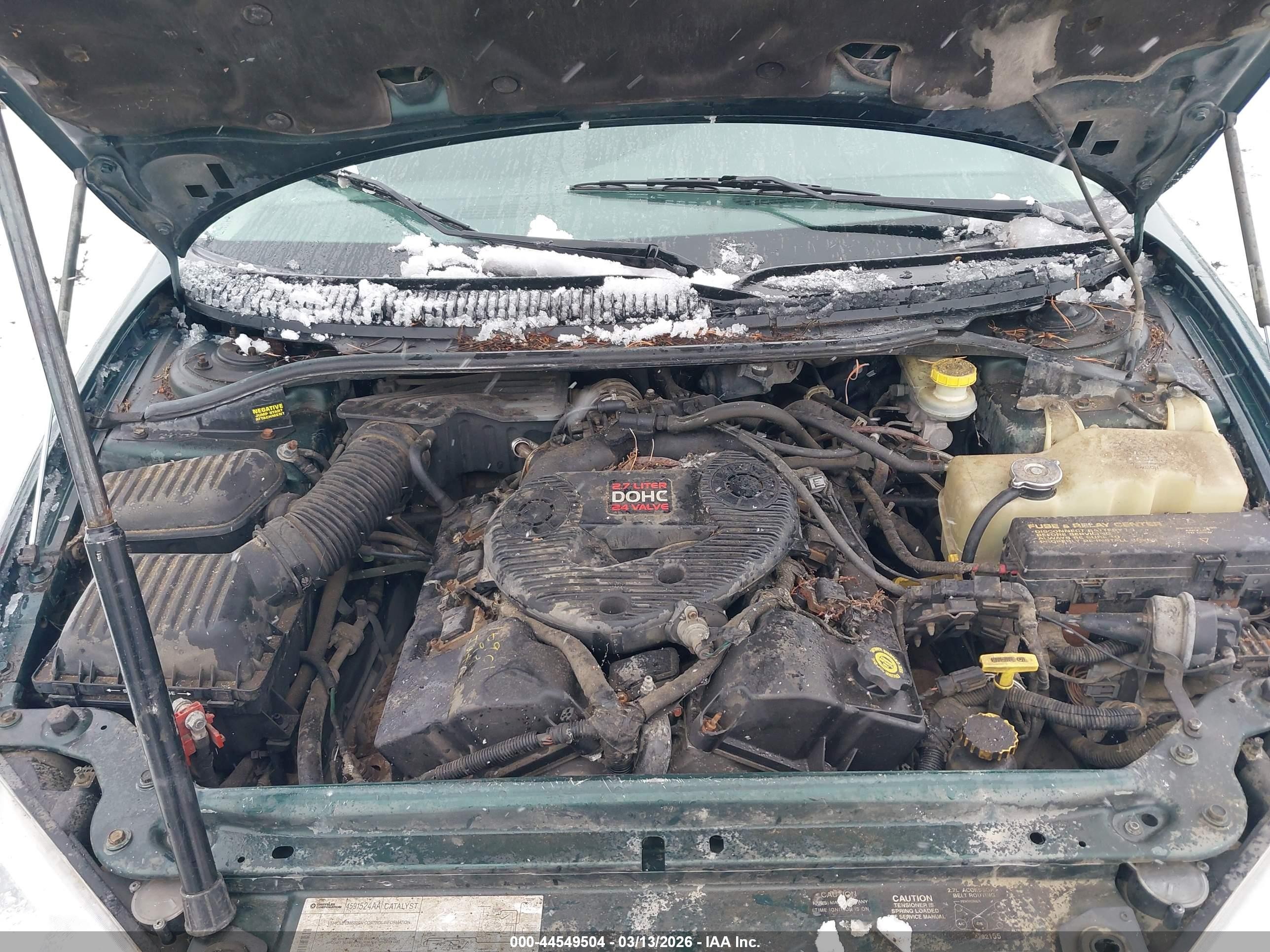 1999 Dodge Intrepid   Green vin: 2B3HD46R6XH703937