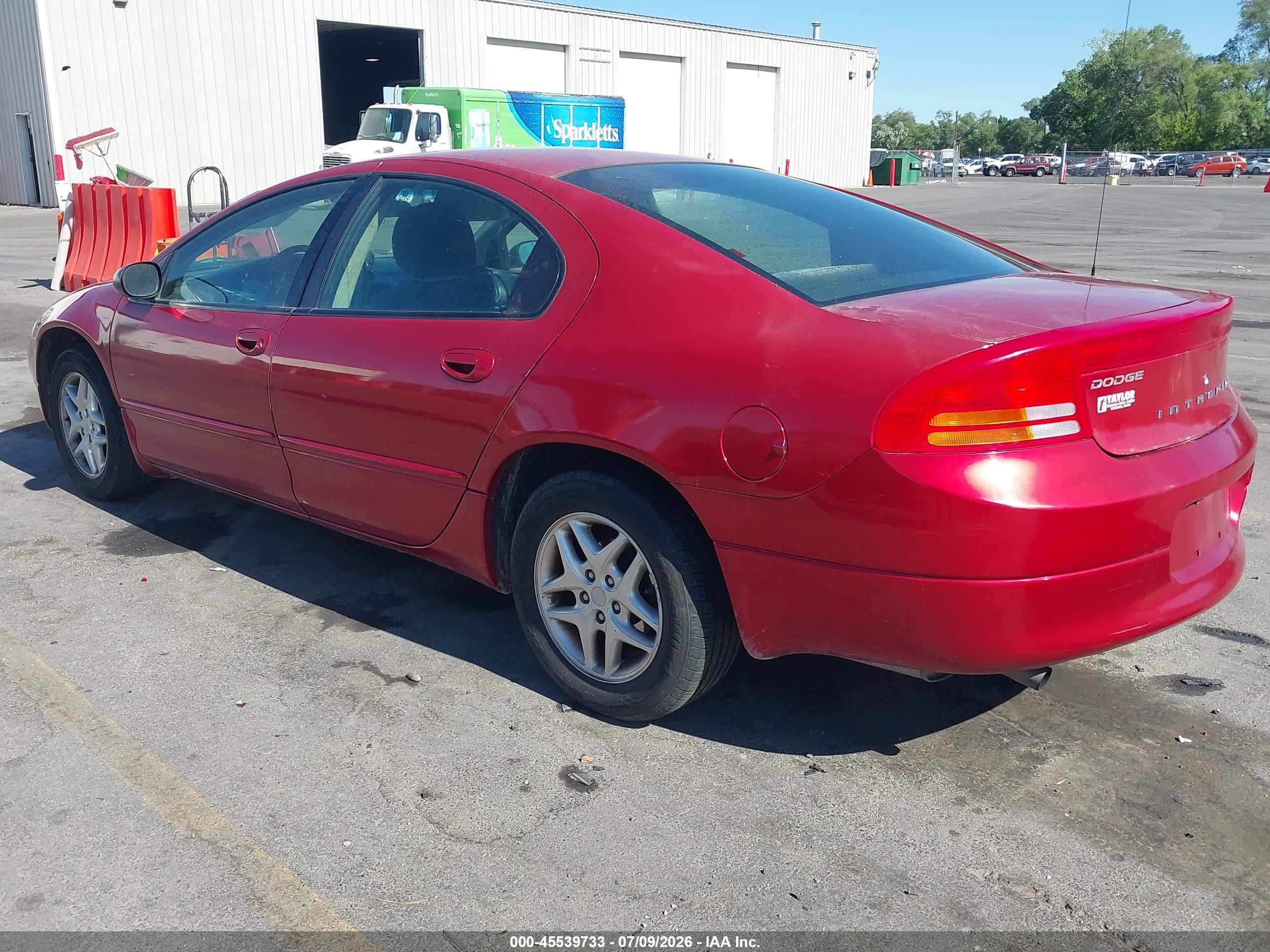 2003 Dodge Intrepid Se Red vin: 2B3HD46R83H501627