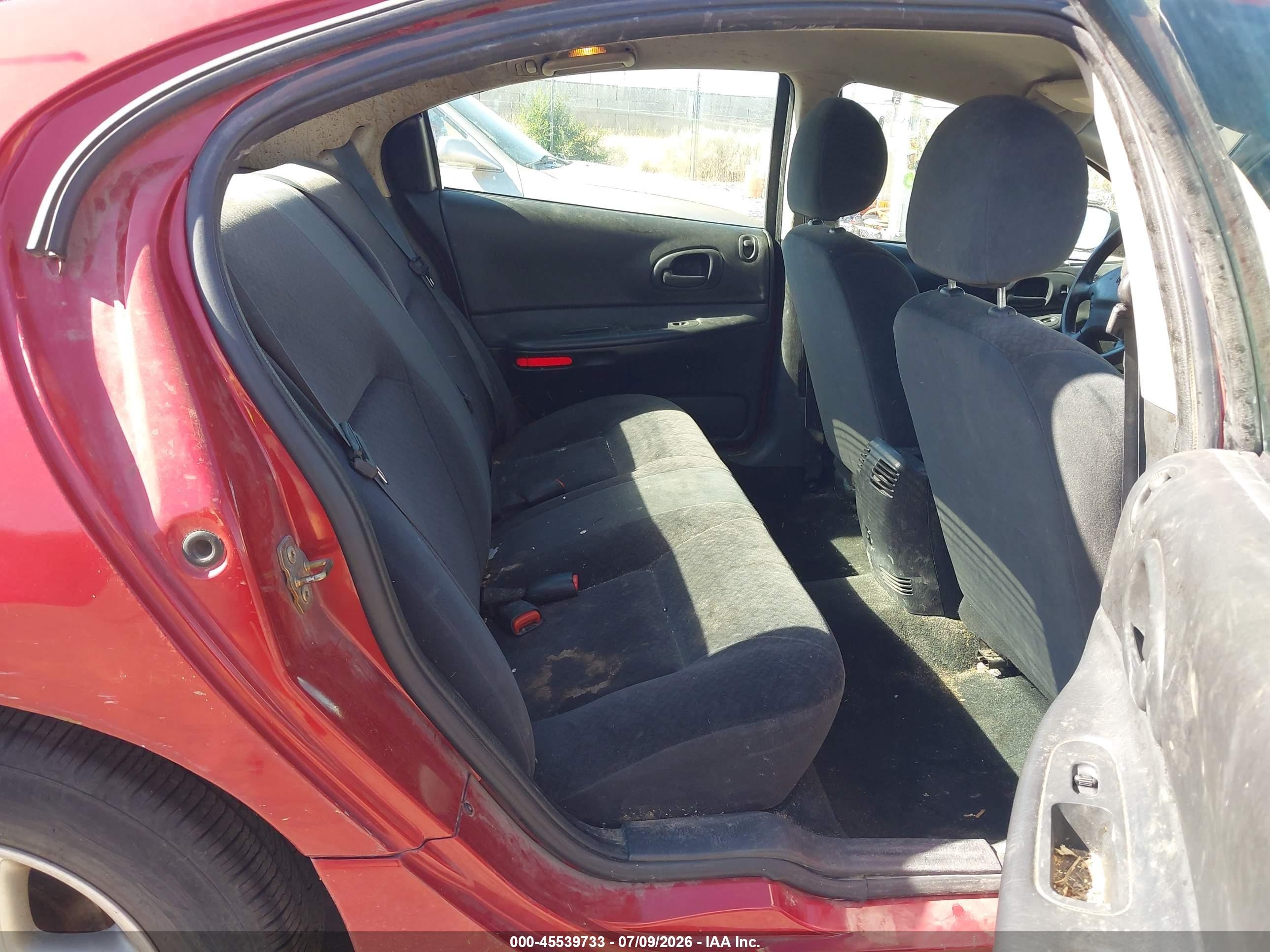 2003 Dodge Intrepid Se Red vin: 2B3HD46R83H501627