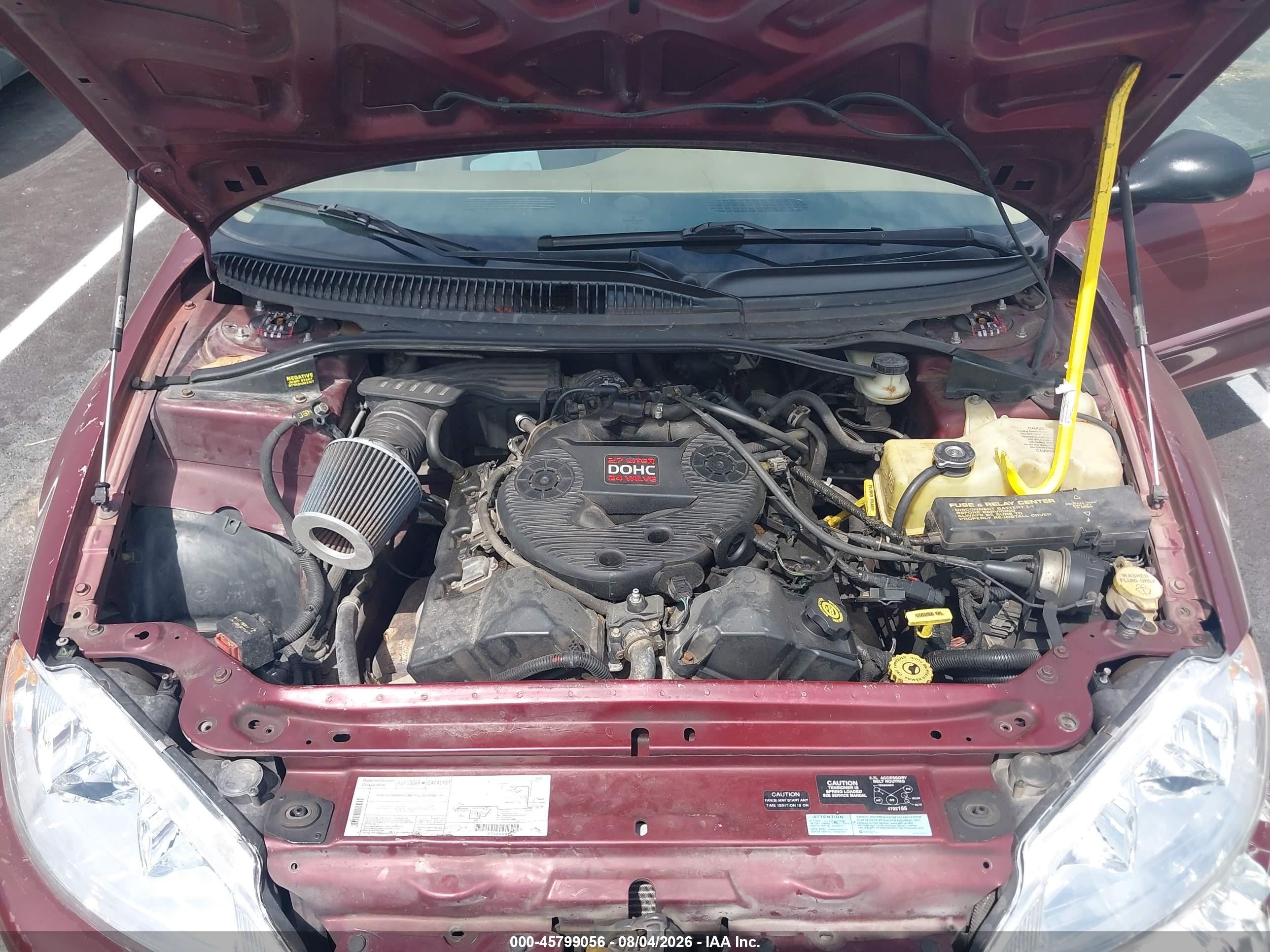 2000 Dodge Intrepid   Maroon vin: 2B3HD46R8YH350327