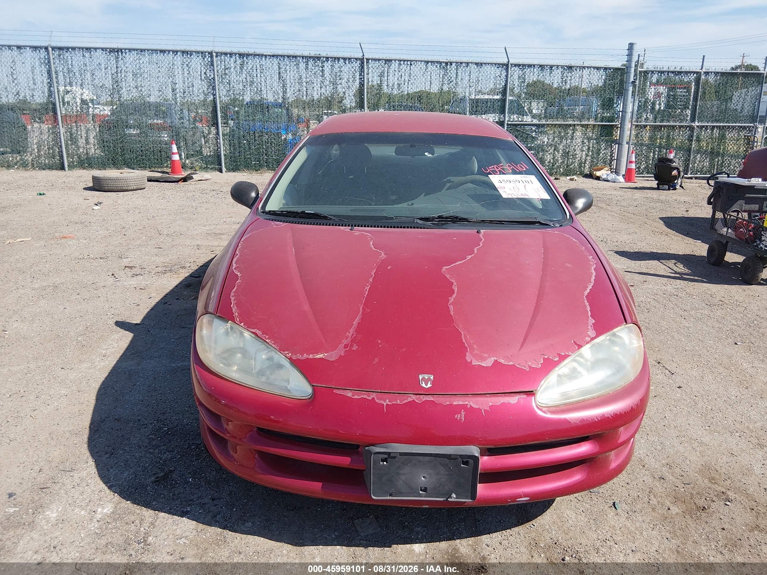 1999 Dodge Intrepid   Красный vin: 2B3HD46R9XH552382