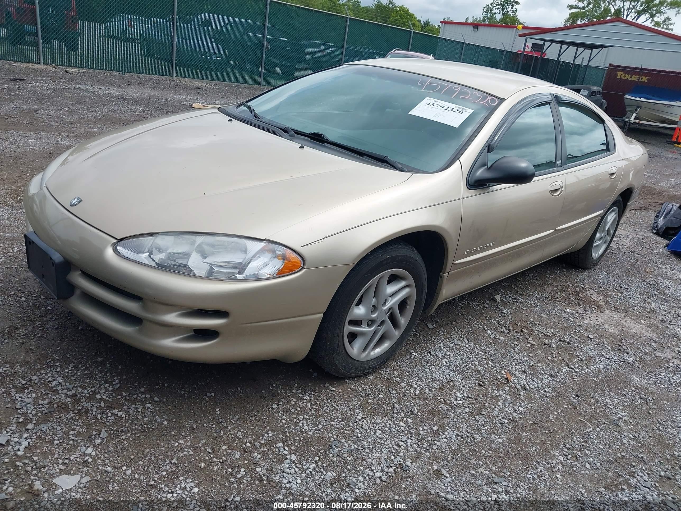 2000 Dodge Intrepid   Gold vin: 2B3HD46R9YH173982