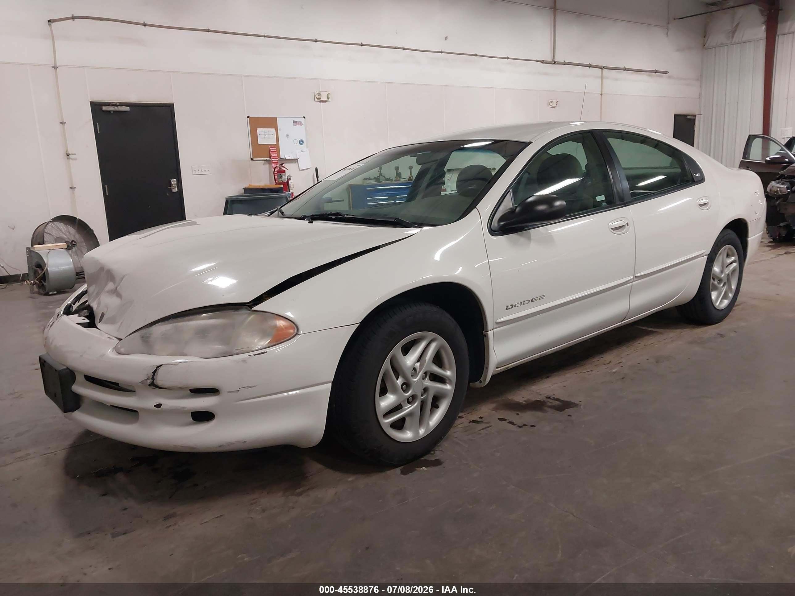 2001 Dodge Intrepid Se White vin: 2B3HD46RX1H524209