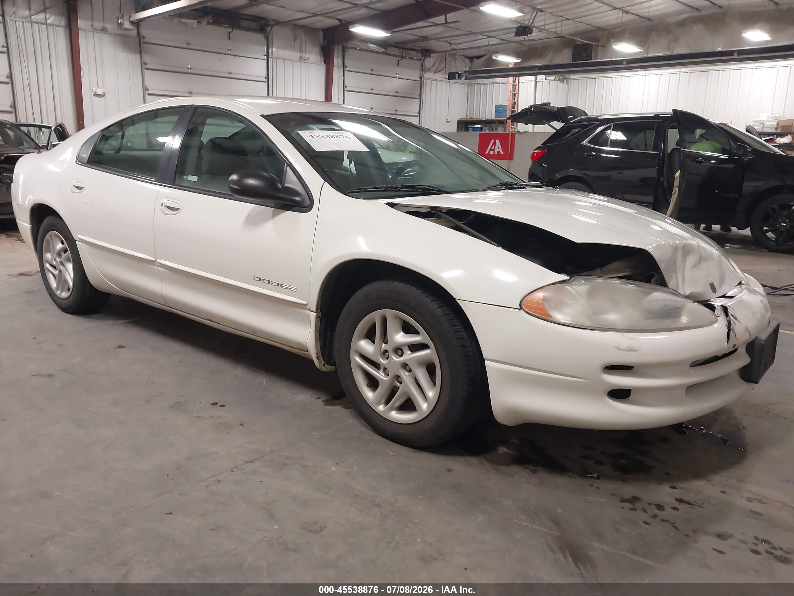 2001 Dodge Intrepid Se White vin: 2B3HD46RX1H524209