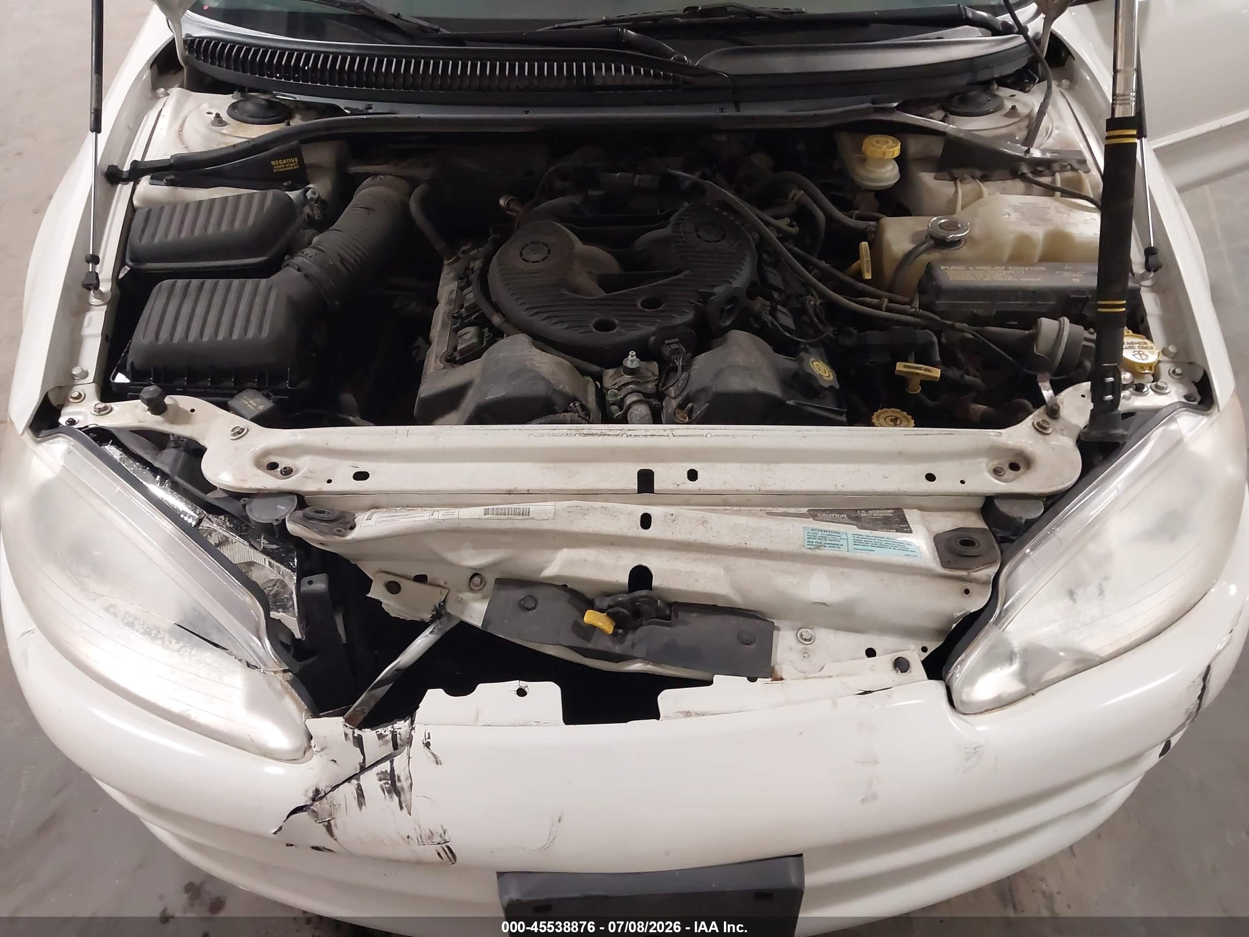 2001 Dodge Intrepid Se White vin: 2B3HD46RX1H524209