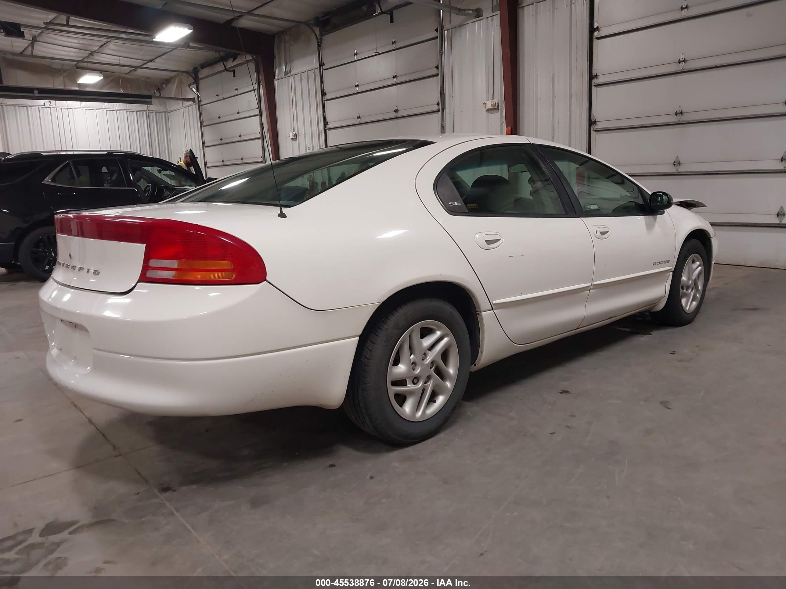2001 Dodge Intrepid Se White vin: 2B3HD46RX1H524209