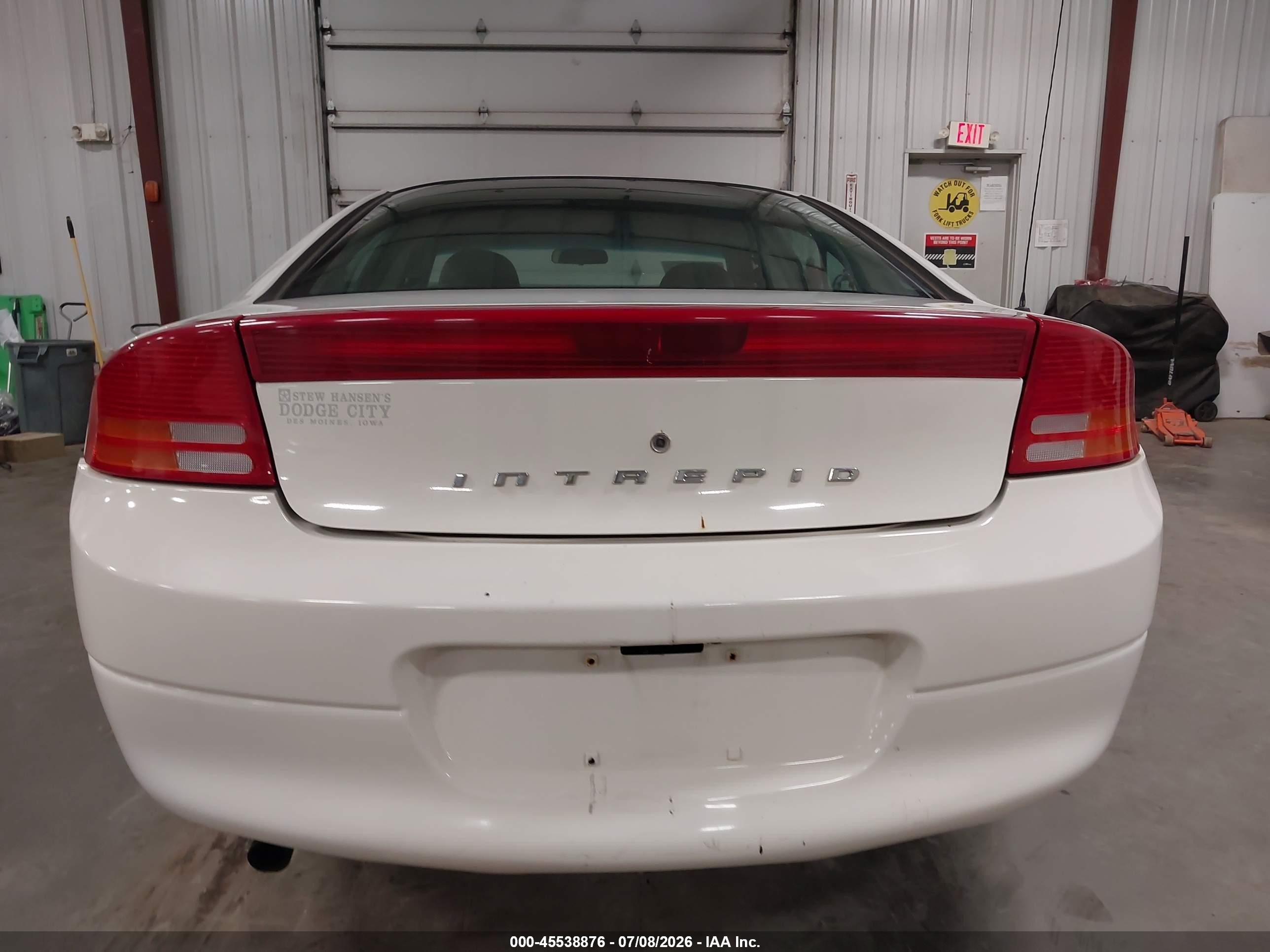 2001 Dodge Intrepid Se White vin: 2B3HD46RX1H524209