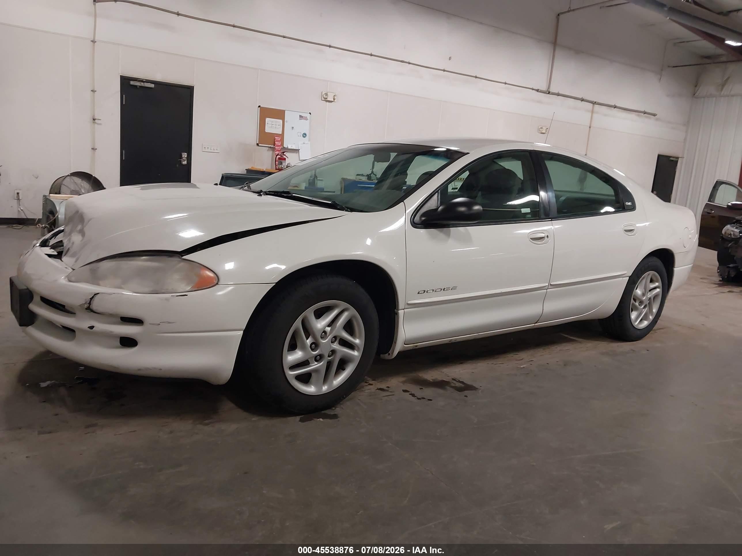 2001 Dodge Intrepid Se White vin: 2B3HD46RX1H524209