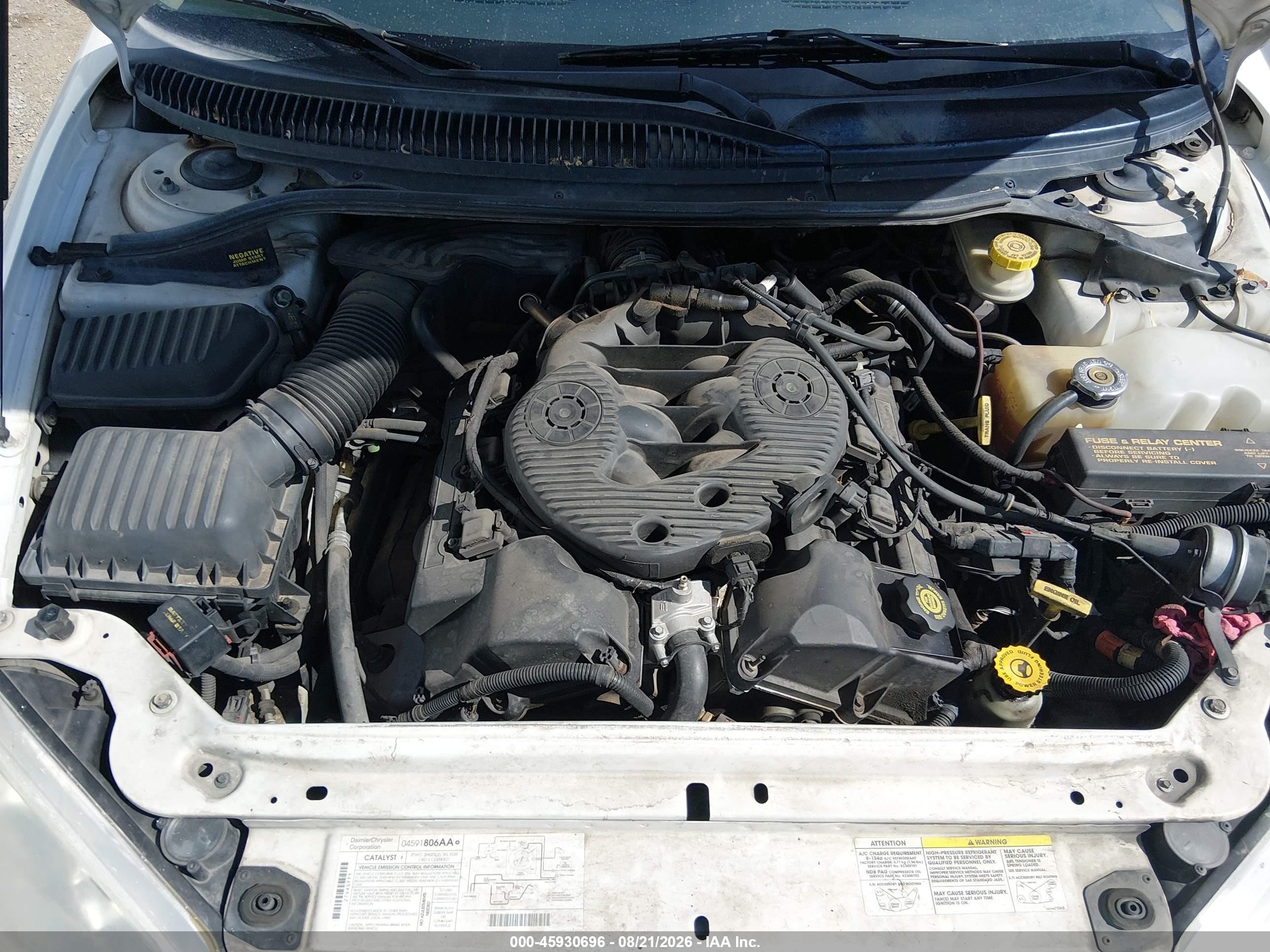 2001 Dodge Intrepid Se Белый vin: 2B3HD46RX1H692240