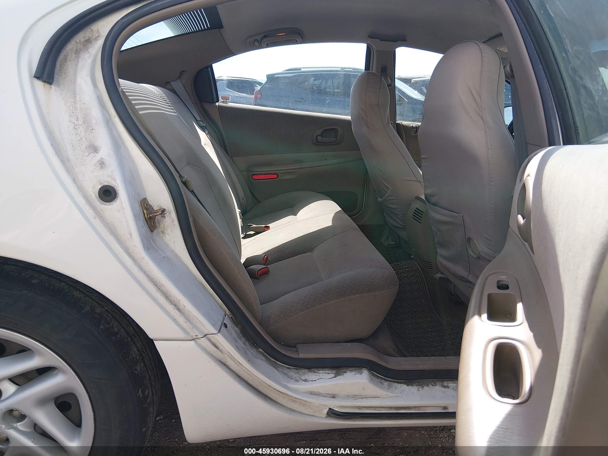 2001 Dodge Intrepid Se Белый vin: 2B3HD46RX1H692240