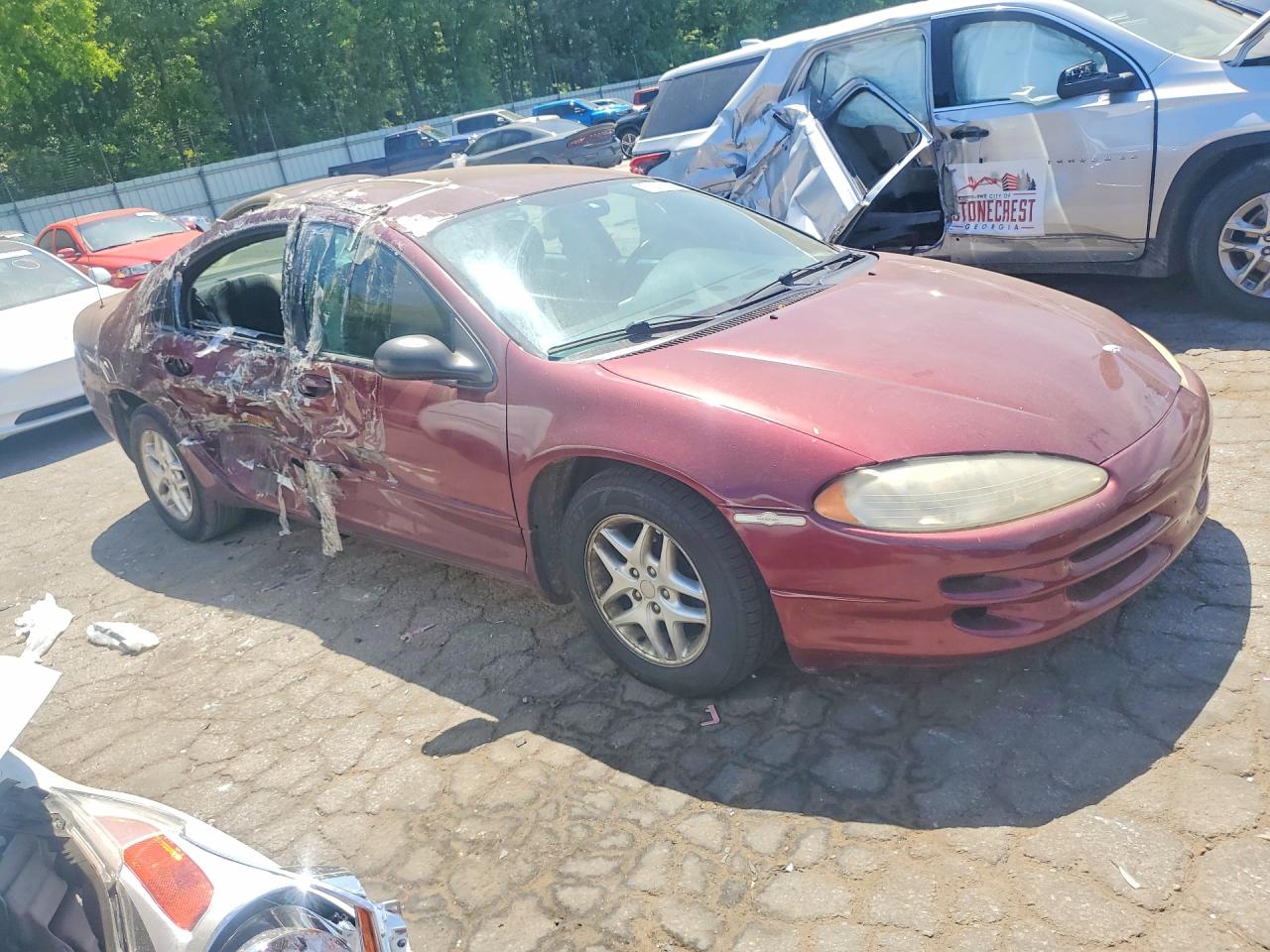 2002 Dodge Intrepid Se Red vin: 2B3HD46RX2H158978