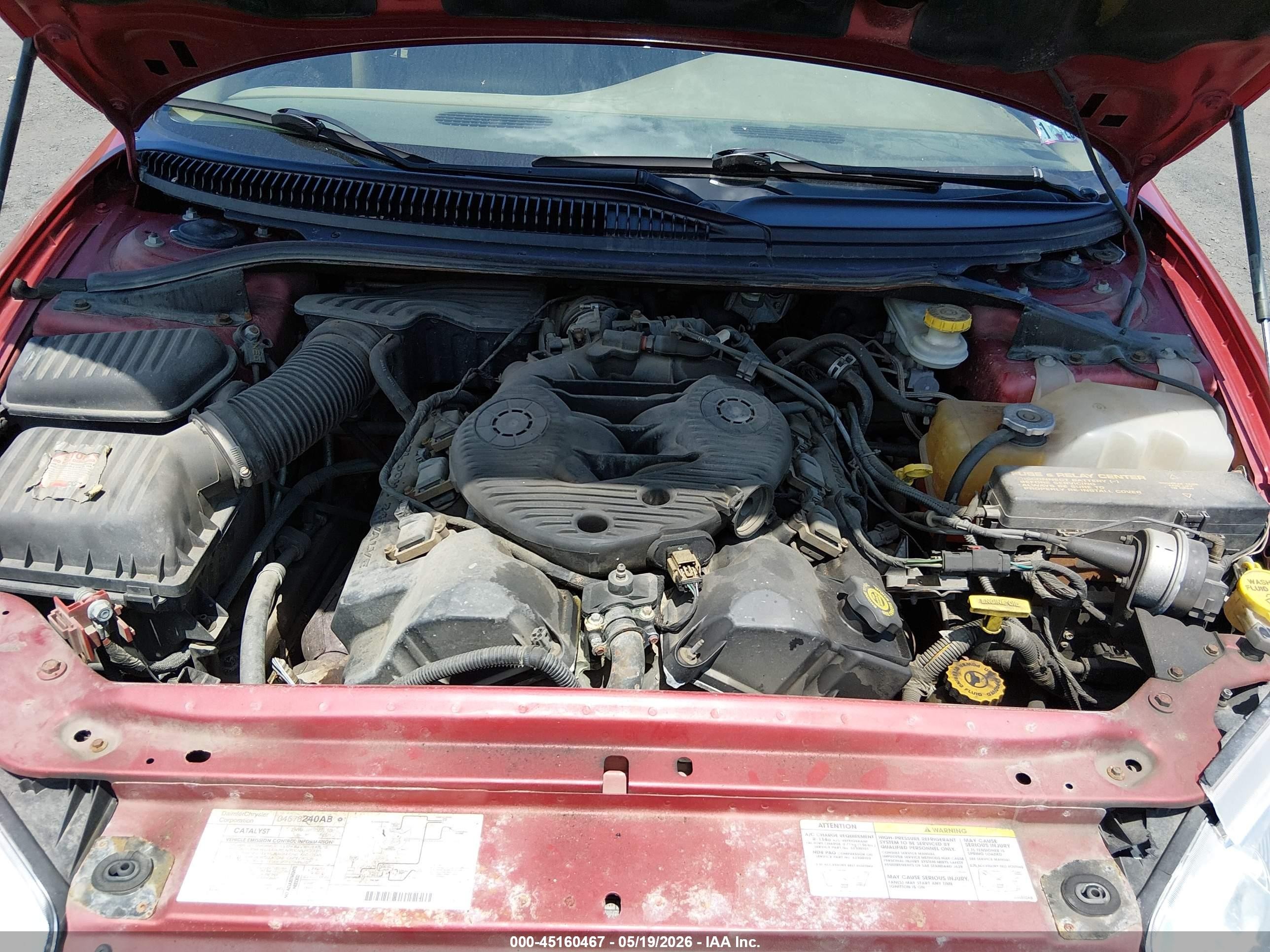 2003 Dodge Intrepid Se Красный vin: 2B3HD46RX3H559366
