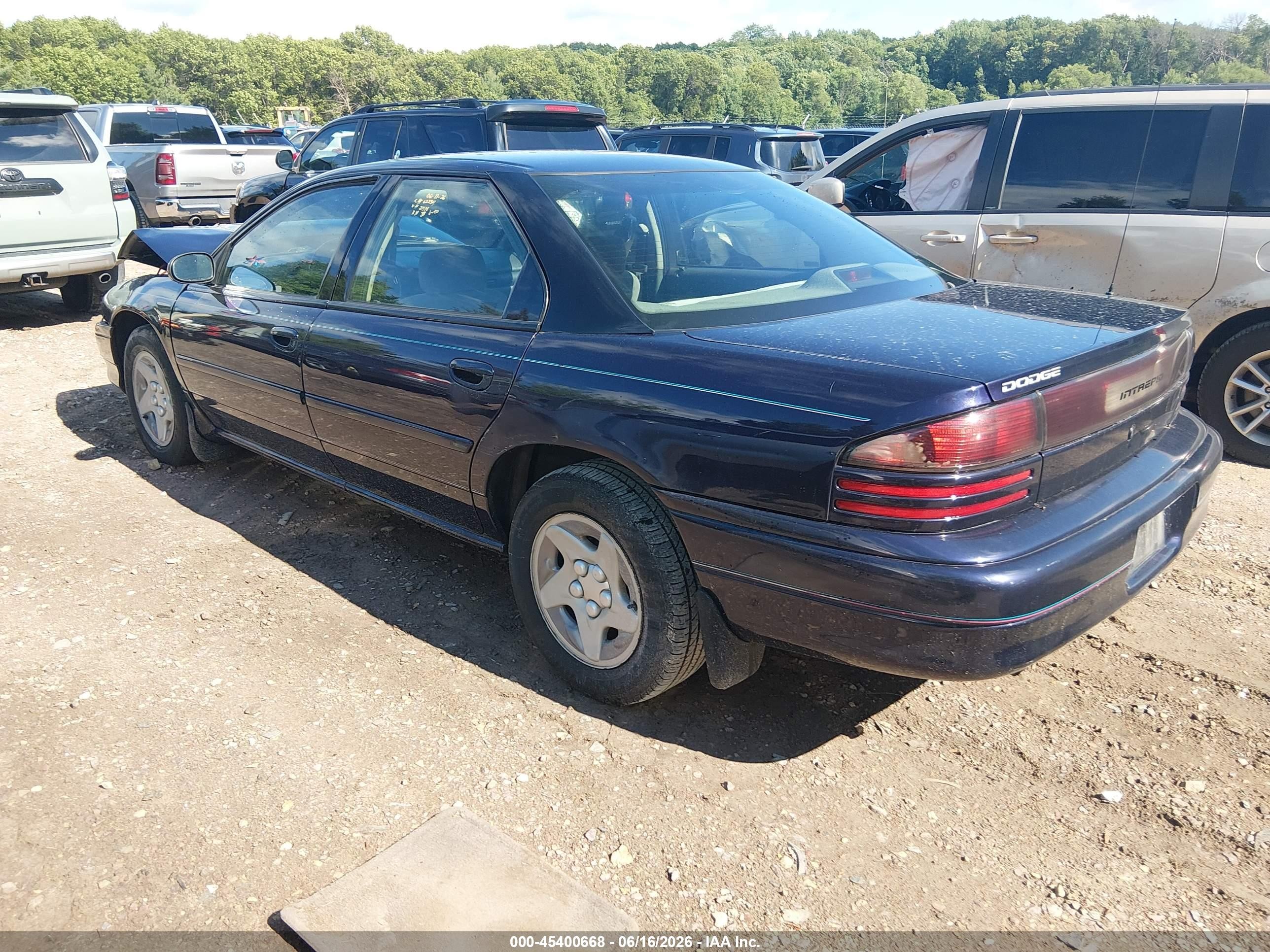 1997 Dodge Intrepid   Purple vin: 2B3HD46T1VH692418