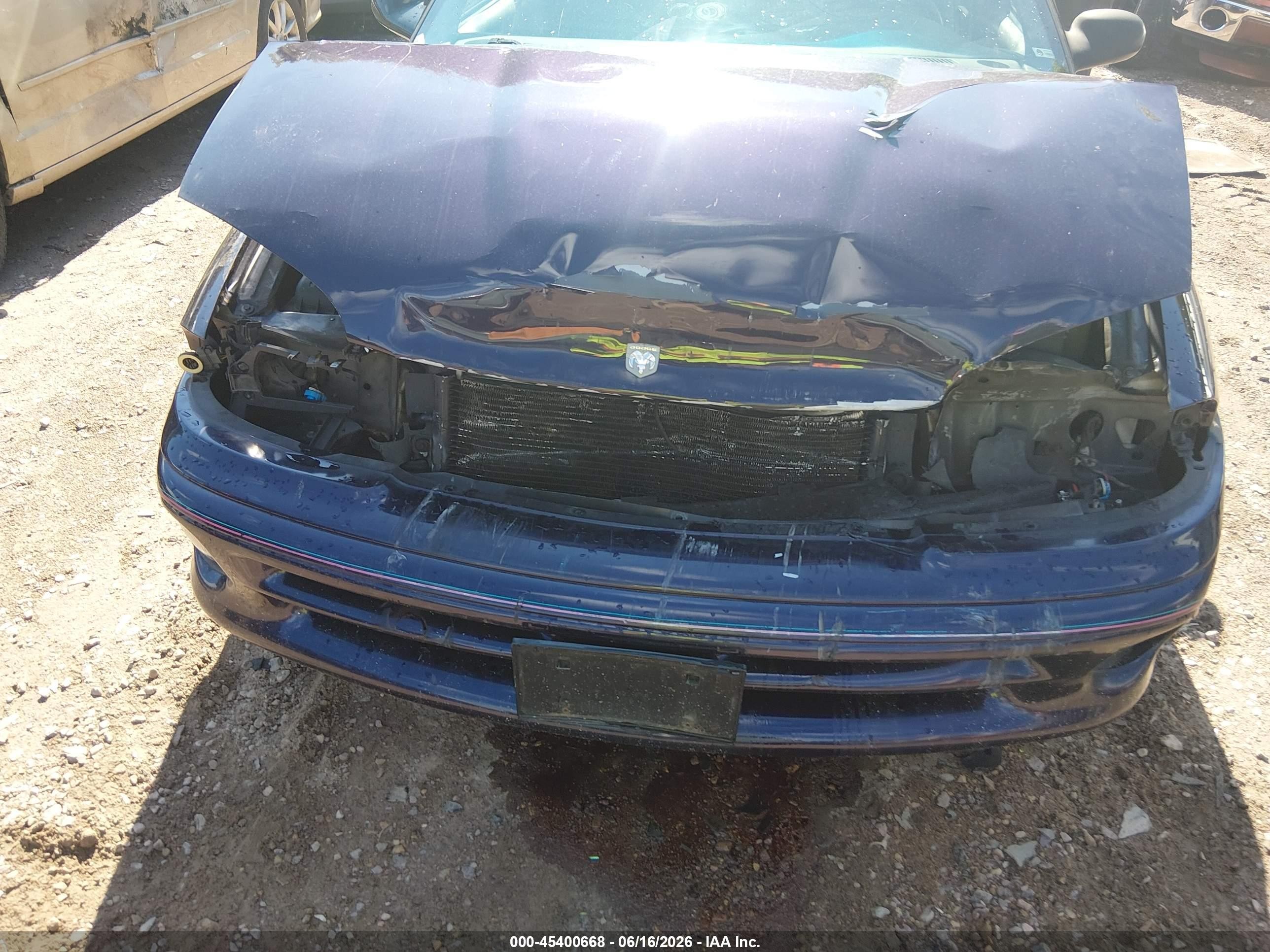1997 Dodge Intrepid   Purple vin: 2B3HD46T1VH692418