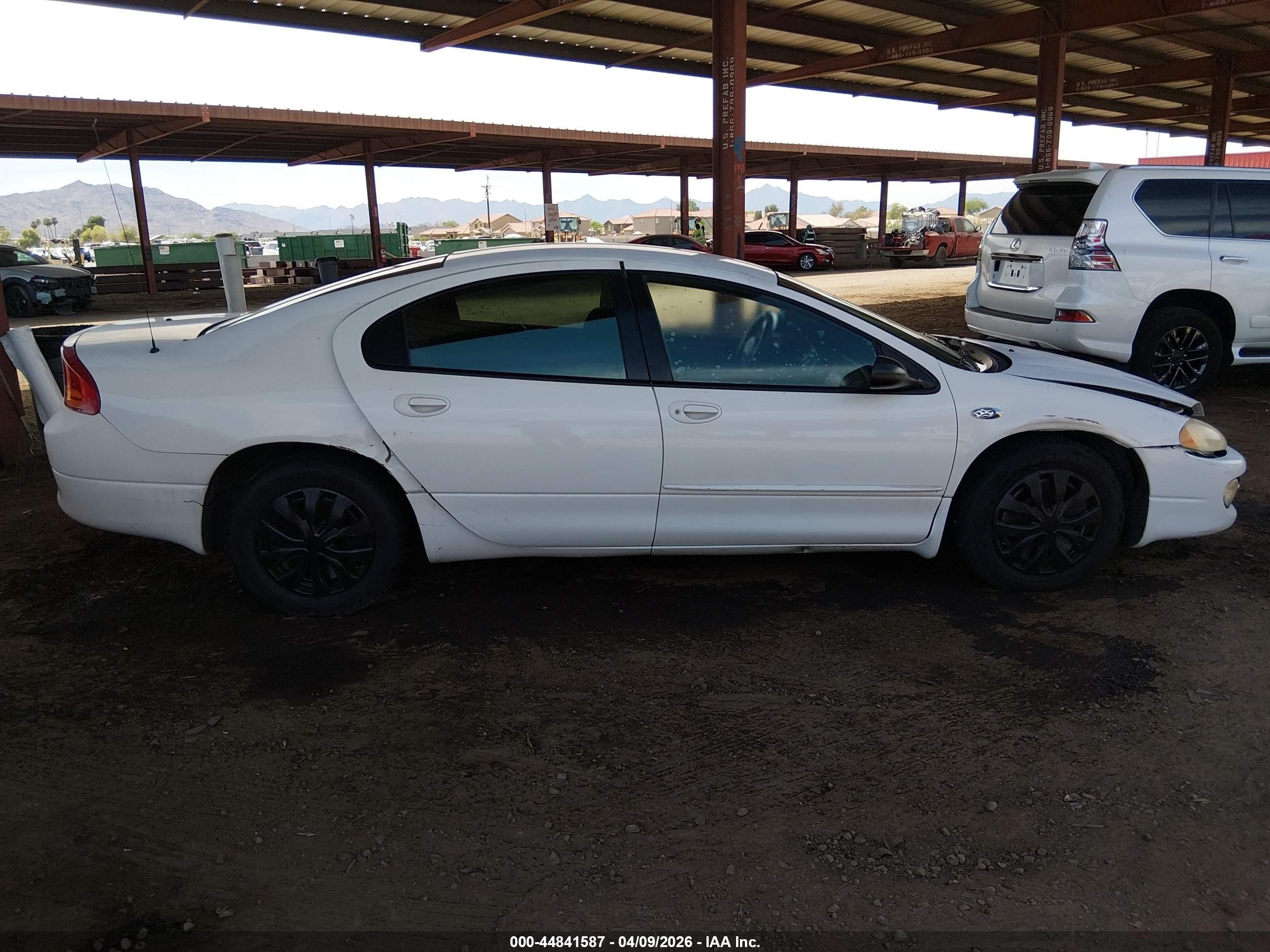 2002 Dodge Intrepid Se White vin: 2B3HD46V62H232748
