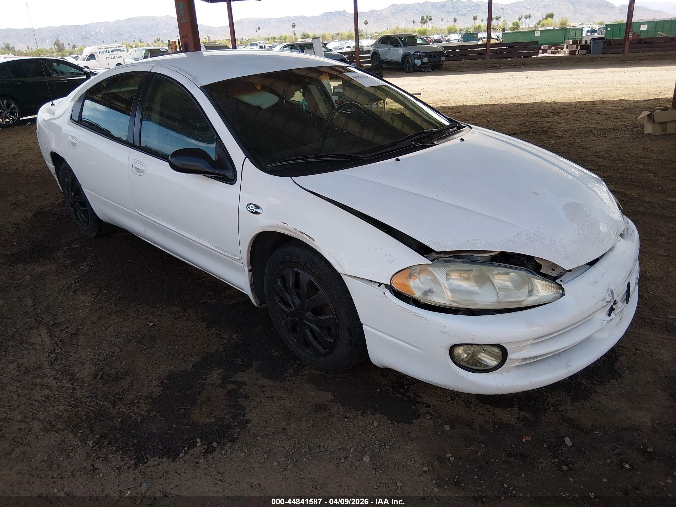 2002 Dodge Intrepid Se White vin: 2B3HD46V62H232748