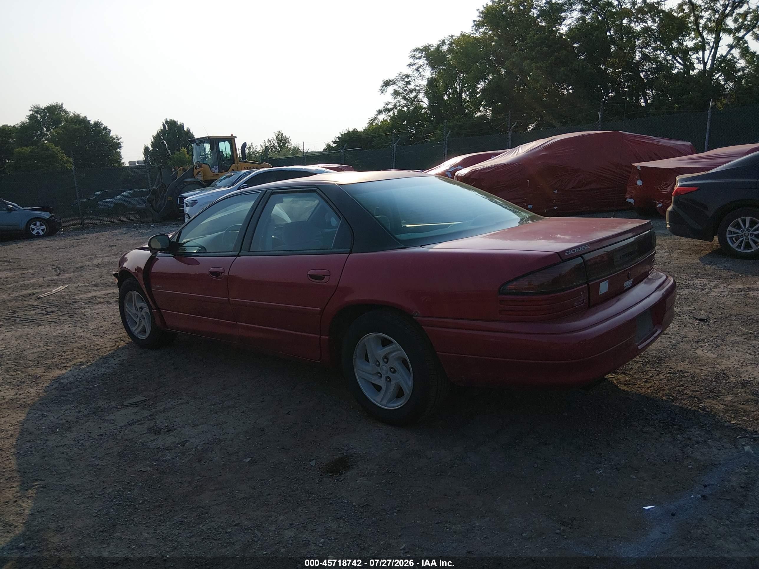 1996 Dodge Intrepid Es Red vin: 2B3HD56F5TH135251