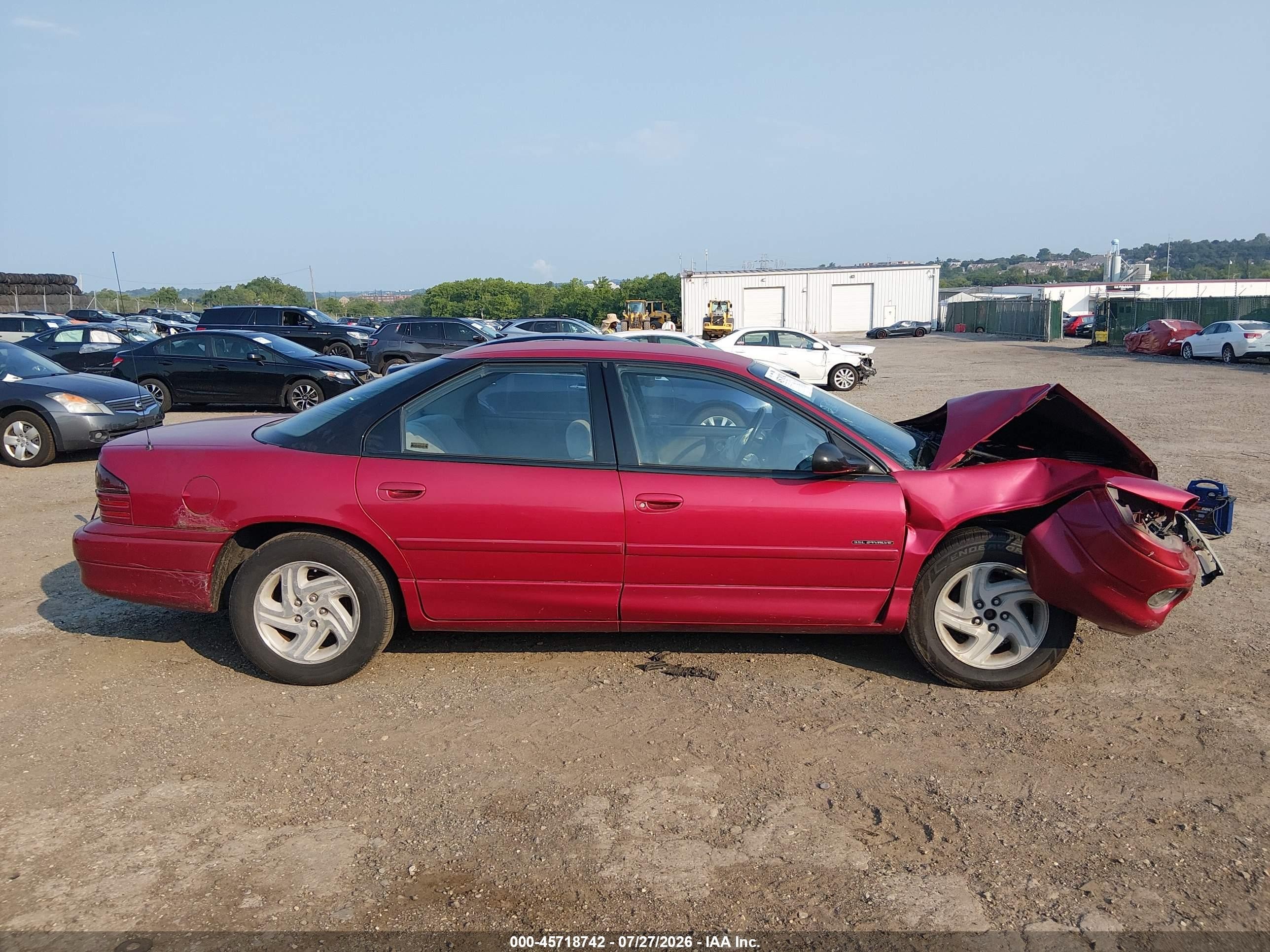1996 Dodge Intrepid Es Red vin: 2B3HD56F5TH135251