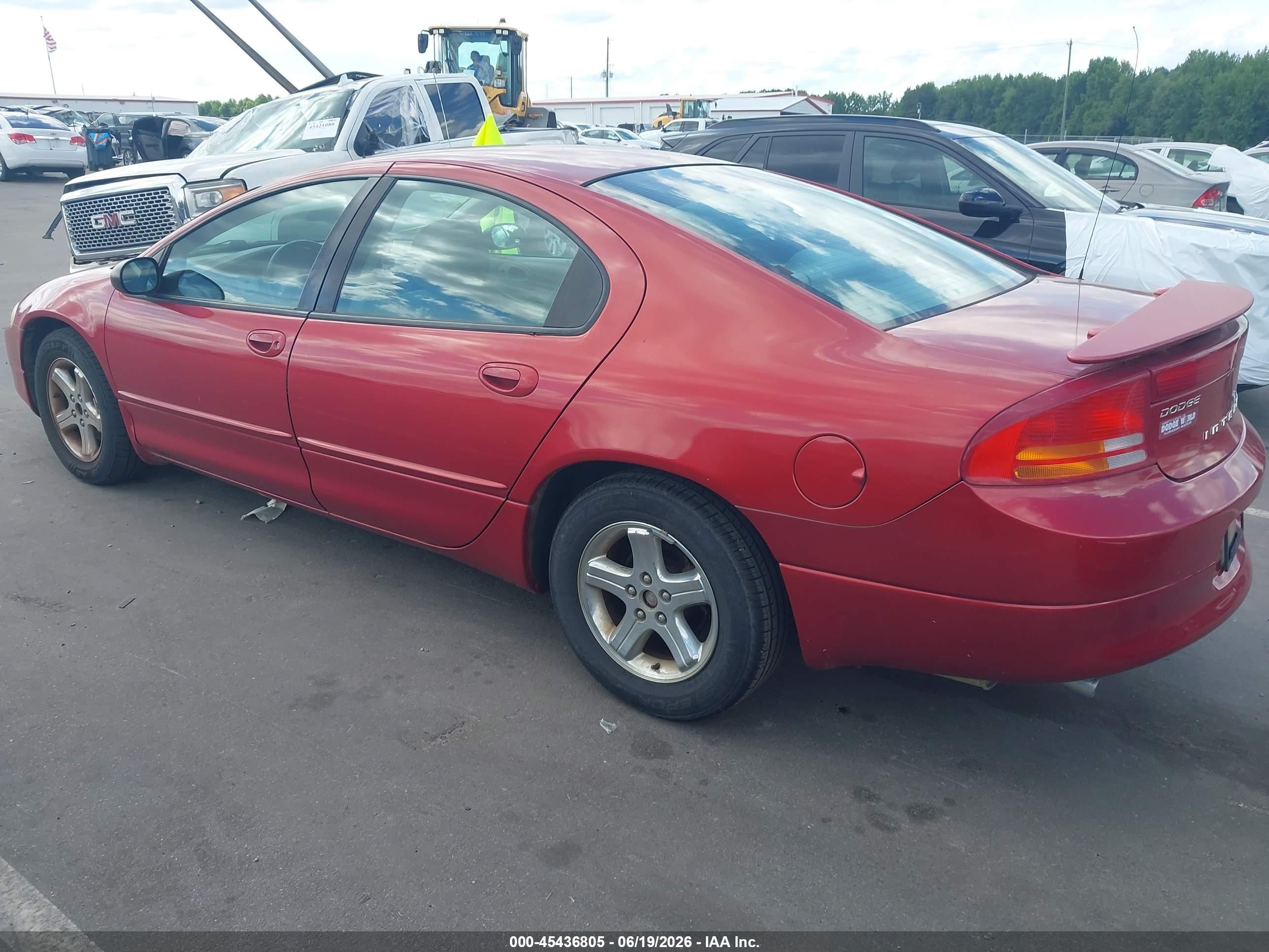 2004 Dodge Intrepid Es/sxt Red vin: 2B3HD56G54H602551